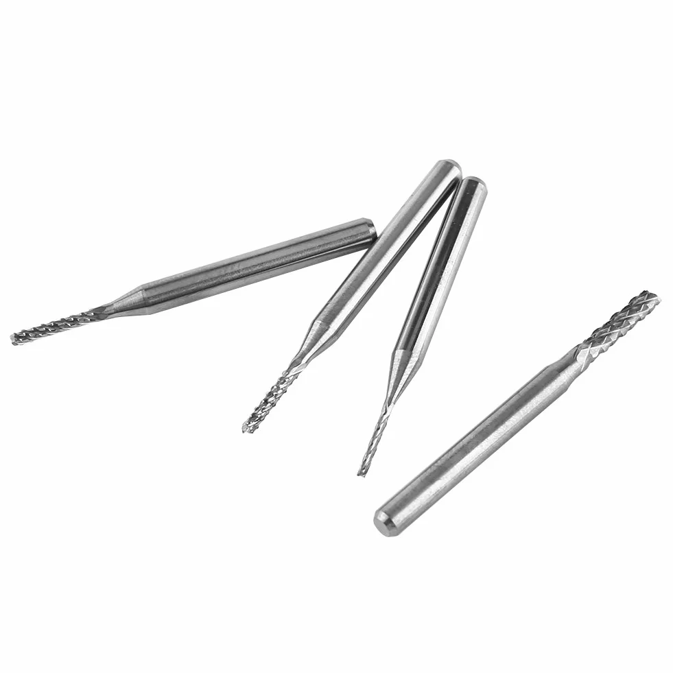 Frezy z Węglika Wolframu Wiertła 1.0-3.0mm Średnica do Płytek Drukowanych Stal Nierdzewna Miedź