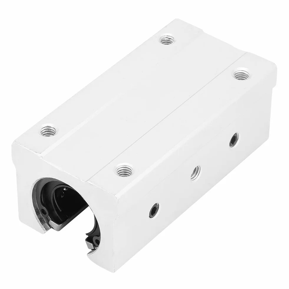 Linearlagerschlitten, SBR20LUU 20mm Linearkugellagerschlittenbuchse aus Aluminiumlegierung mit langer Schiene