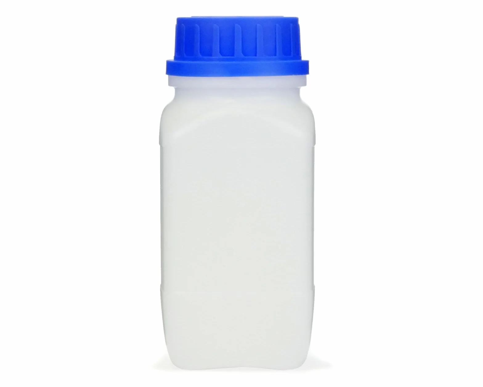 Butelki z szeroką szyjką 500 ml z niebieską pokrywką
