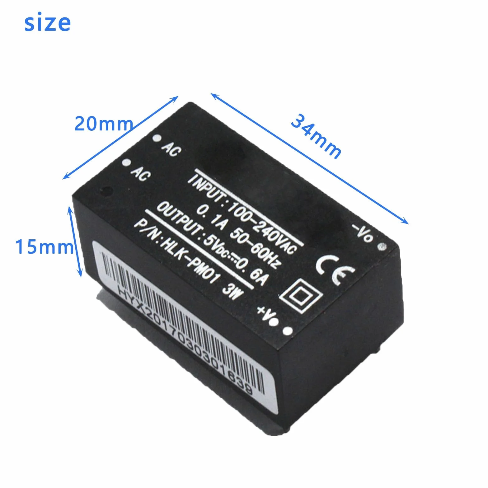HLK-PM01 AC DC 220V do 5V moduł zasilacza domowego Power Supply Mini