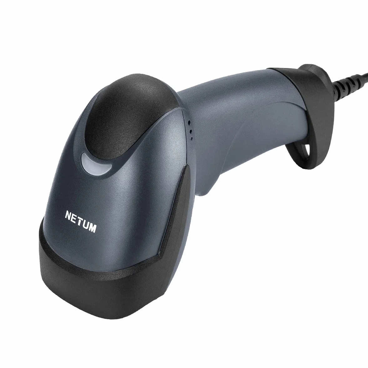 NETUM Ręczny laserowy skaner kodów kreskowych 1D NT-M1, przewodowy USB, 32-bitowy