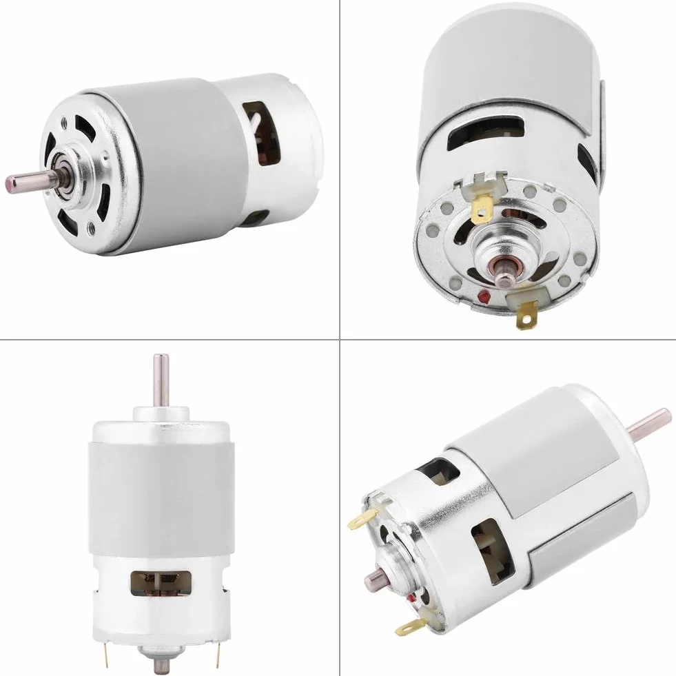 Bezszczotkowy silnik 775 DC 12 V 150 W 13000-15000 TR/min. Duży moment obrotowy silnika o dużej mocy, miniaturowy silnik bezszczotkowy DC do elektronarzędzi