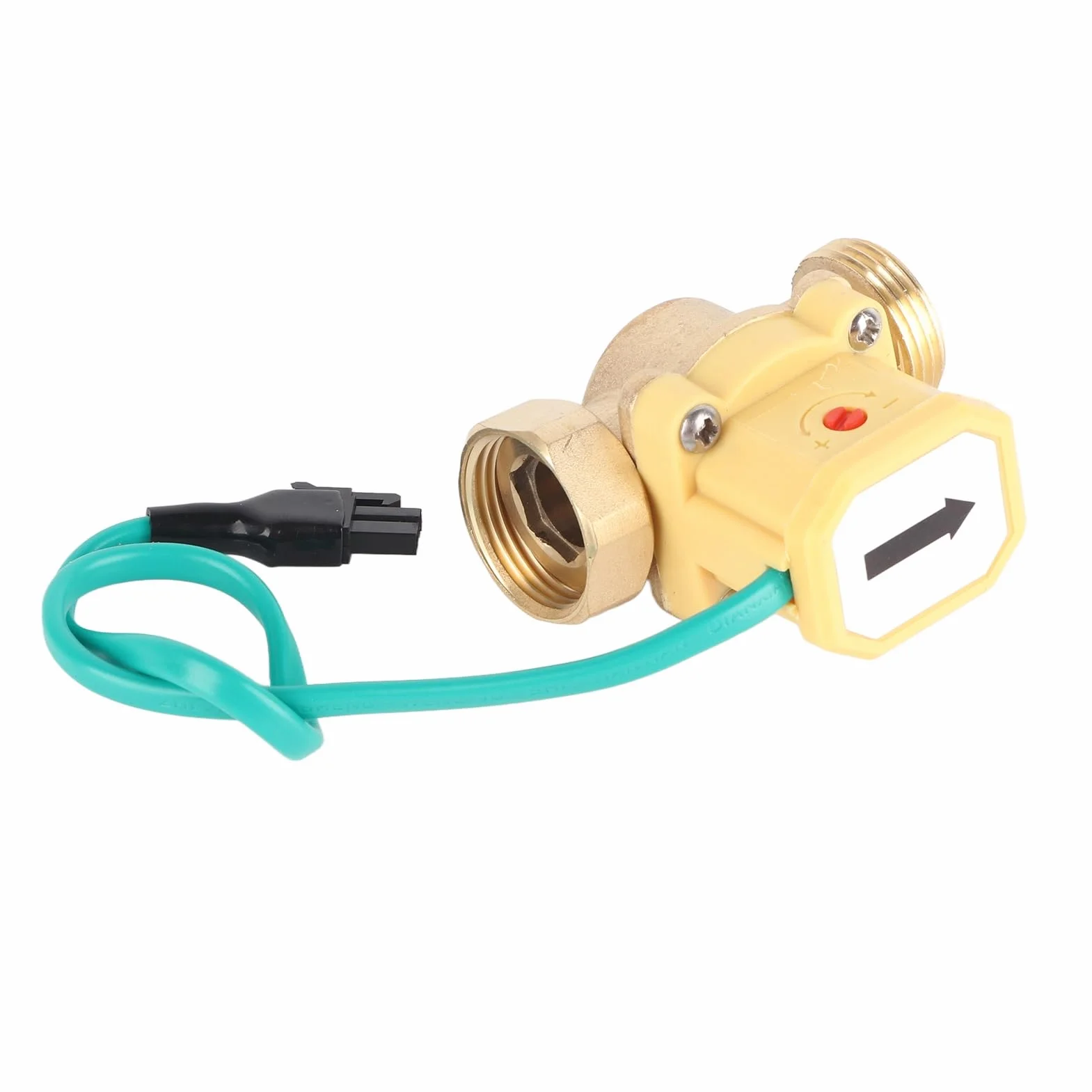 Magnetyczny przełącznik czujnika przepływu wody regulowany automatyczny przełącznik elektroniczny niskiego ciśnienia wody sterowanie 220V G3/4-G3/4 gwint