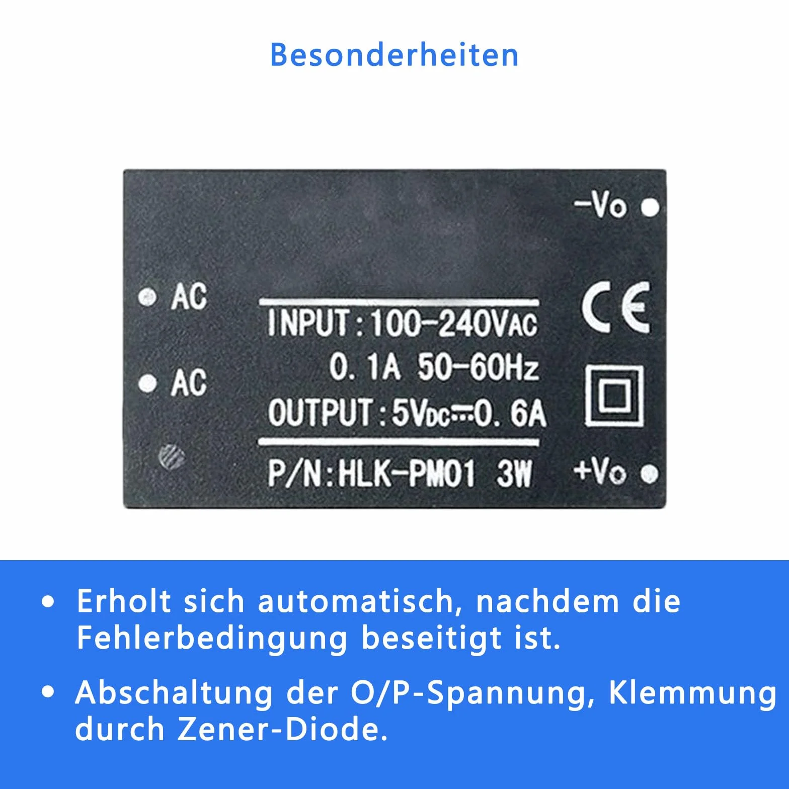 HLK-PM01 AC DC 220V do 5V moduł zasilacza domowego Power Supply Mini