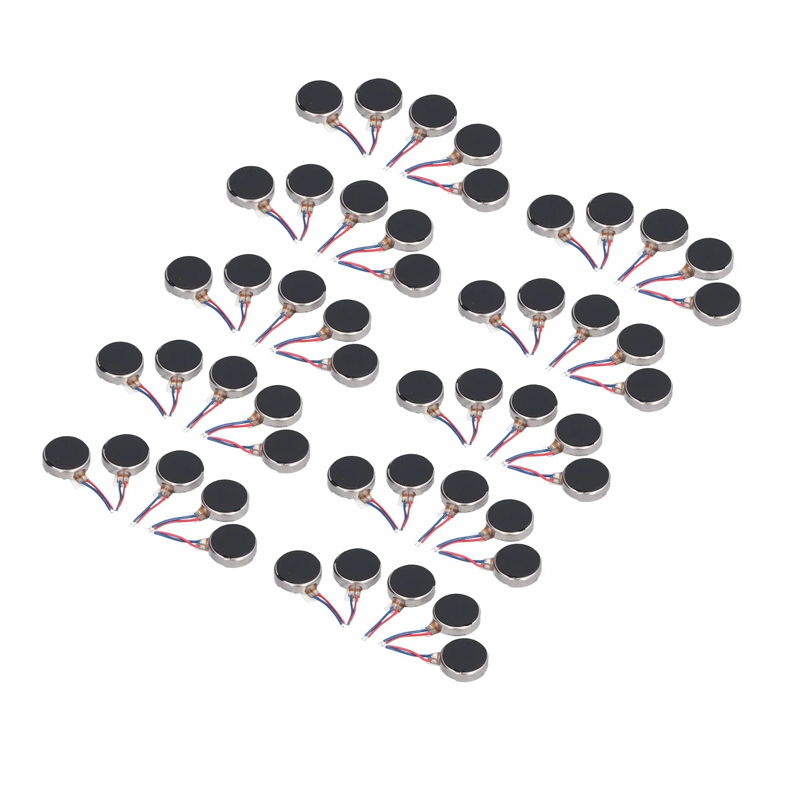 50pcs Mini DC Vibration Motor 3V 10x2.7mm Low Noise Micro Motor for Arduino