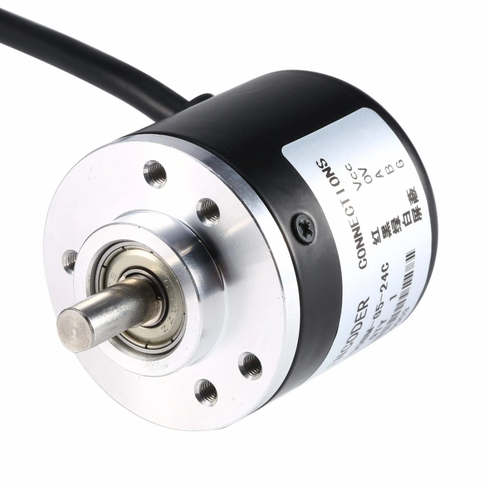Sensor Encoder, 600P / R 6mm Photoelektrischer Inkremental-Rotationssensor Encoder Industrielles Sensorzubehör Inkremental Encoder