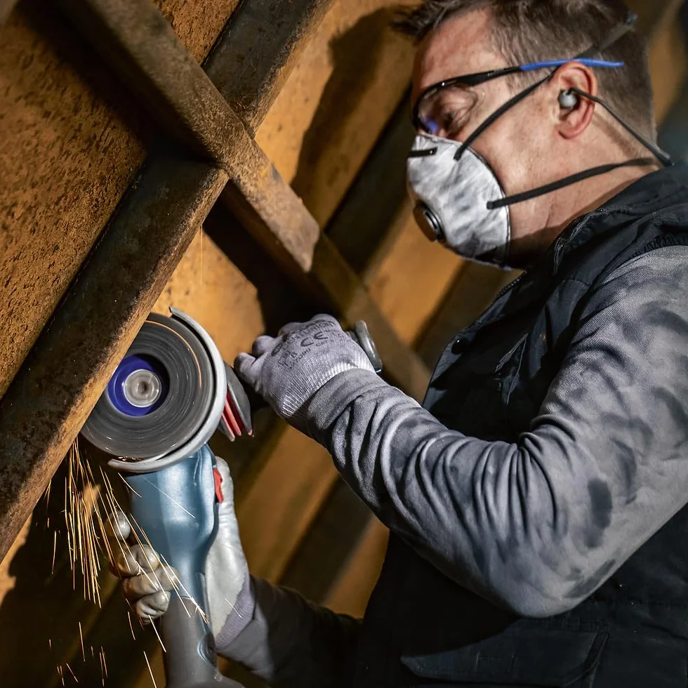 Bosch 1x Tarcza czyszcząca PRO Multi Material N377 (do Blachy stalowe, Stal, Ø 125 mm, Ziarnistość, Professional Akcesoria Mała szlifierka kątowa)