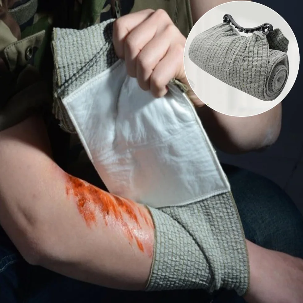 Opaska uciskowa izraelska hemostatyczna 6 cali z 2 kołowrotkami 2 szt.