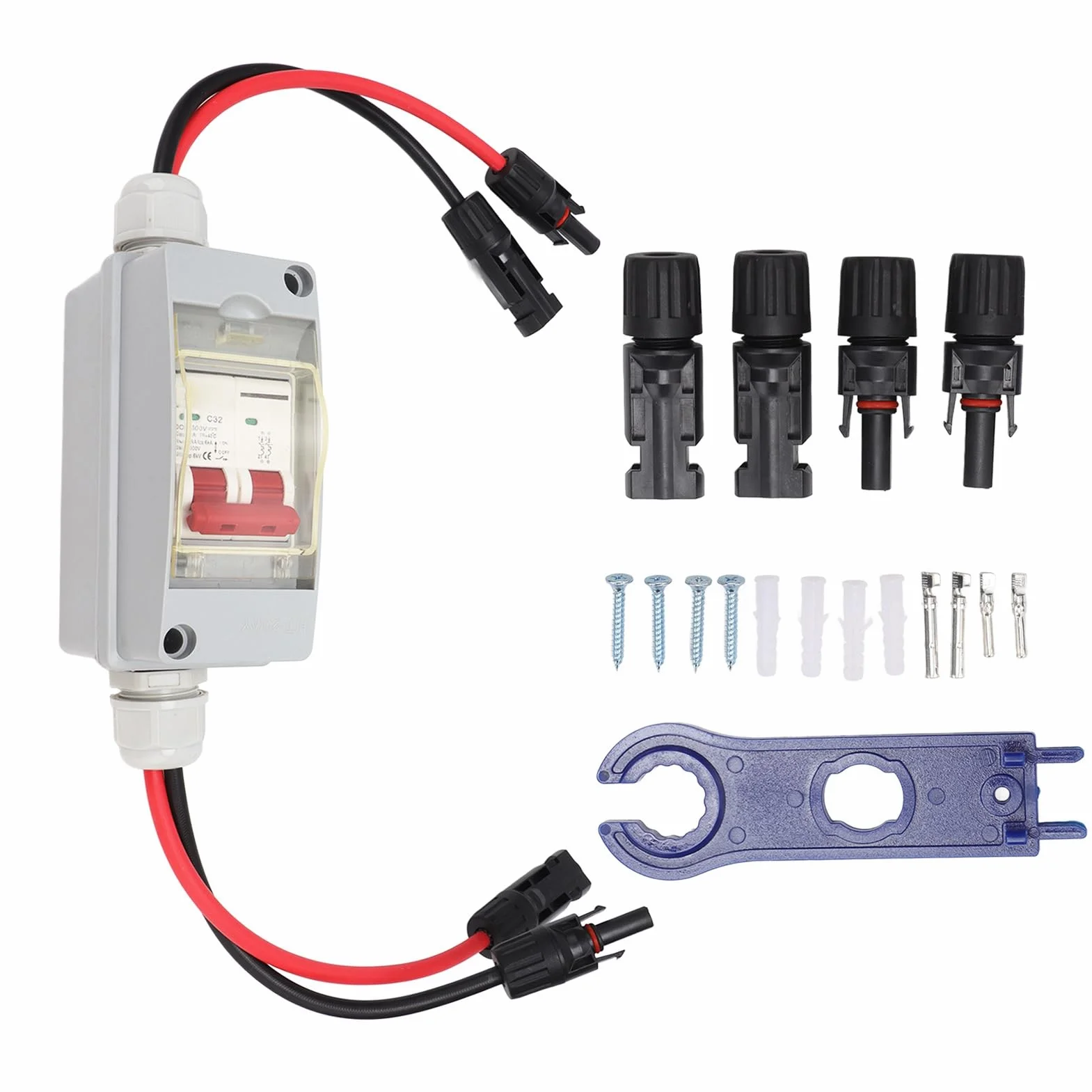 Rozłącznik MCB 2P 32A 500V DC IP65 Solar Power Sink