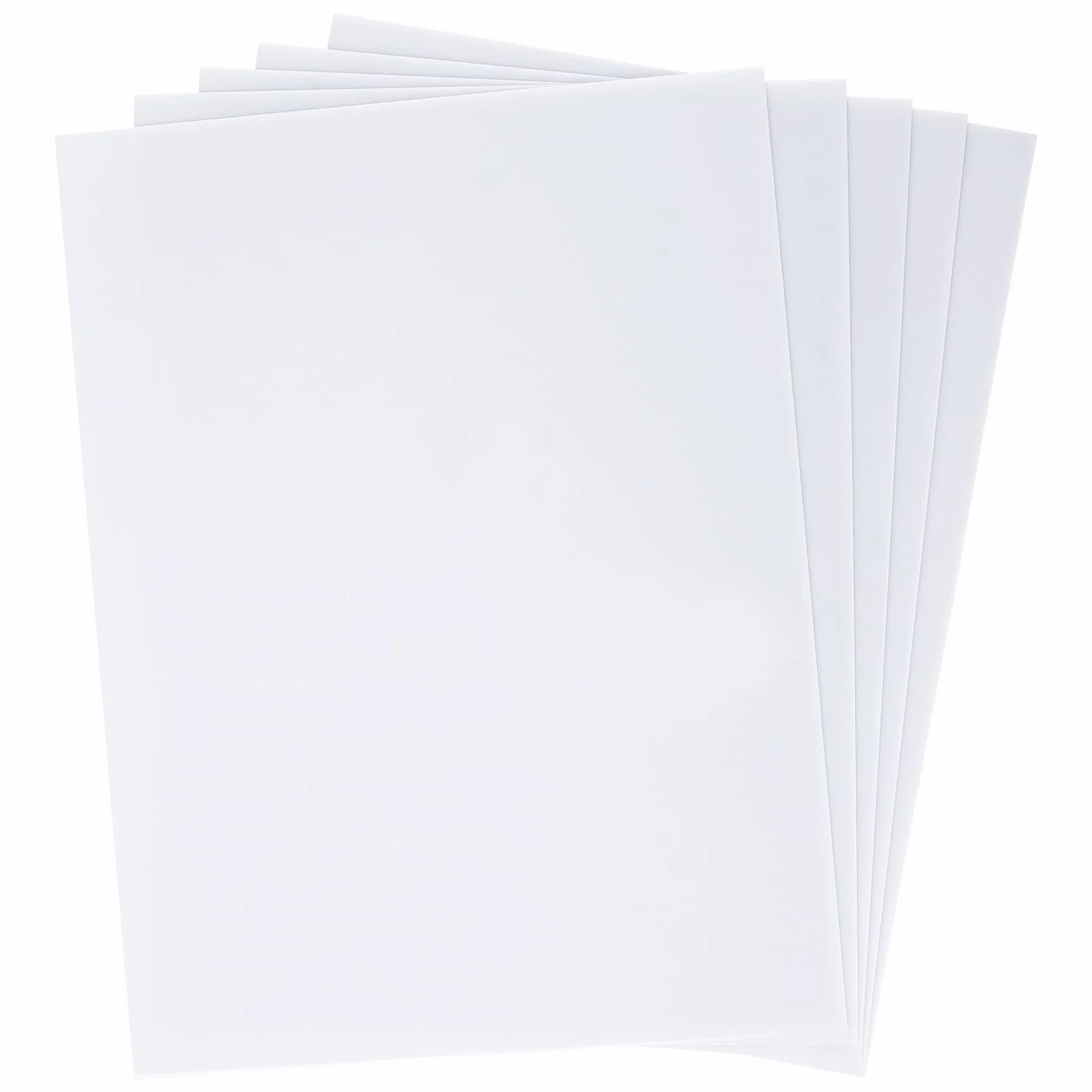 SINJEUN płyty akrylowe 3 mm 40x30 cm białe 5 sztuk