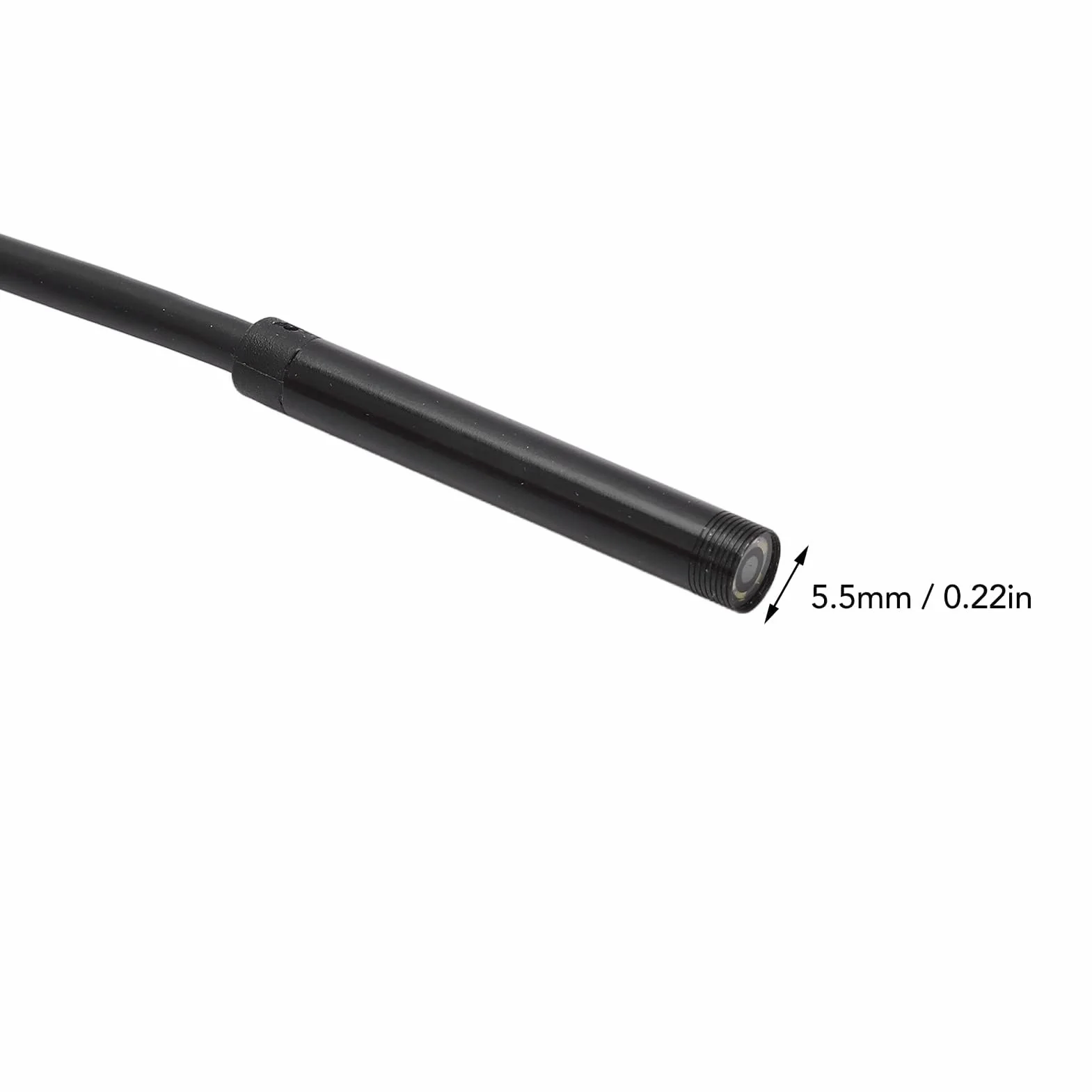 Endoskop 5,5 Mm Kamera Boroskopowa USB 3 w 1 IP67 Wodoodporna Kamera Inspekcyjna z Interfejsem Typu C do Konserwacji Inspekcyjnej (2M)