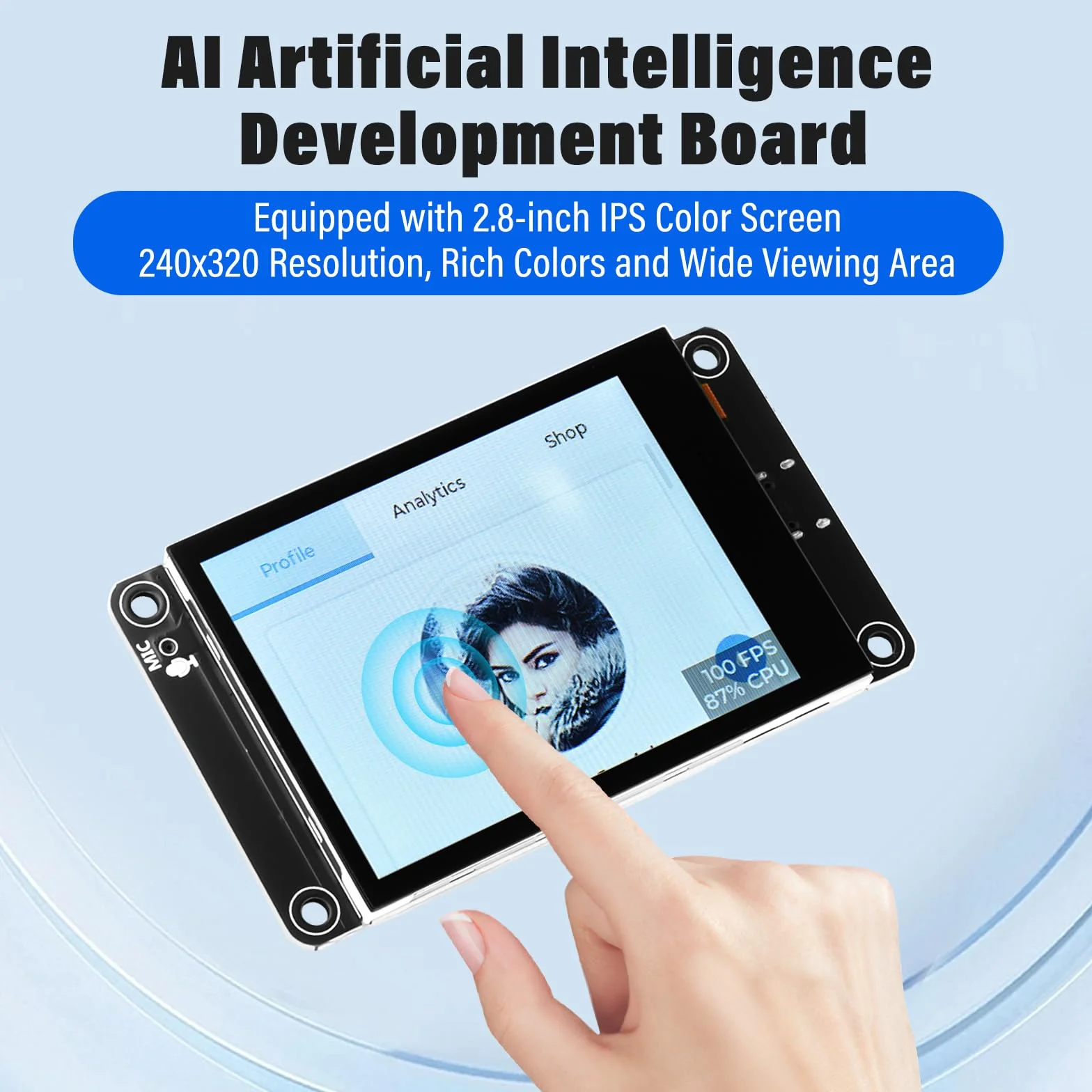 ESP32-S3 Karta rozwojowa WiFi Bluetooth Inteligentny wyświetlacz Moduł TFT Ekran dotykowy Obsługuje interfejs Xiaozhi typu C