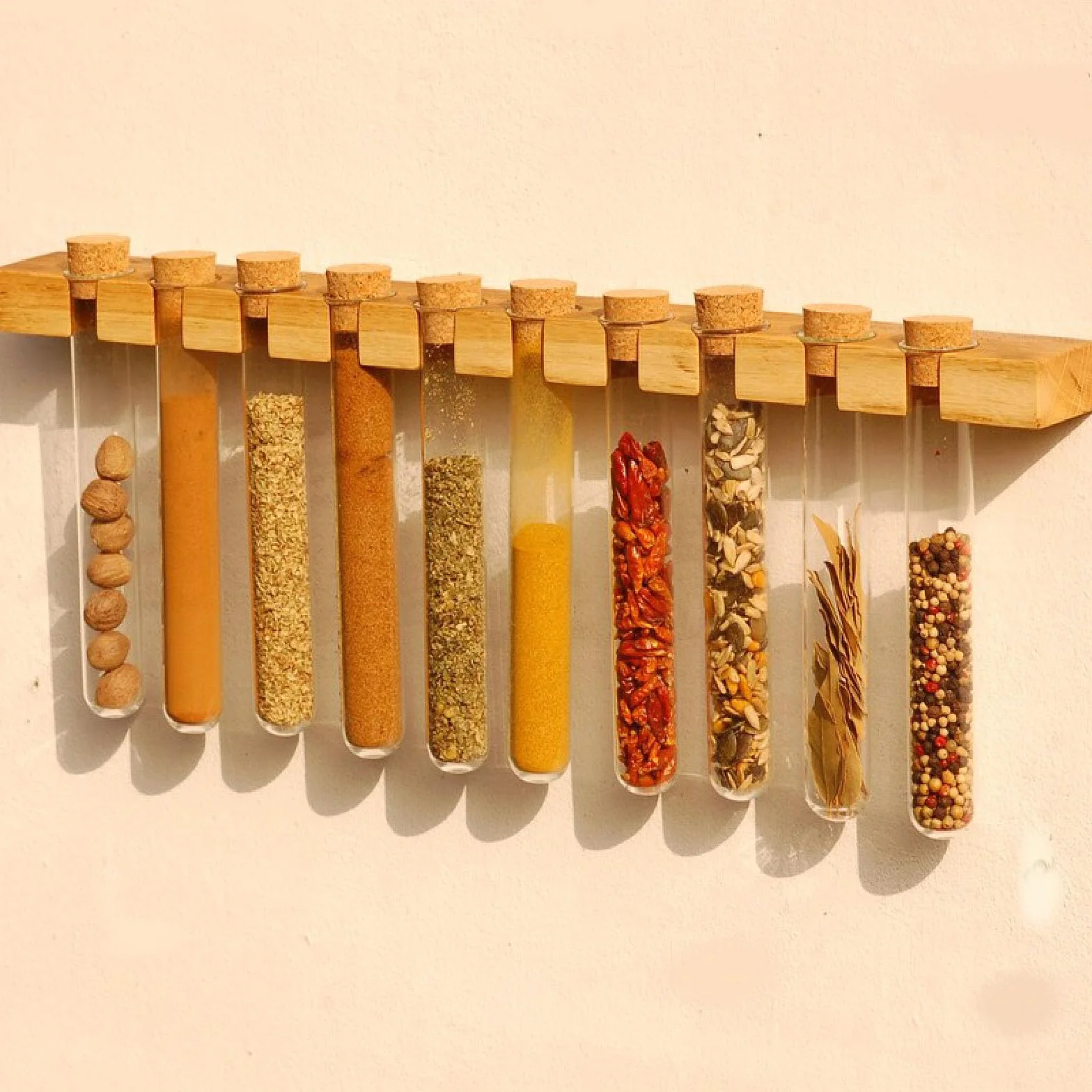 Probówki z korkiem 15 x 100 mm 13 ml zestaw z zawieszkami kraft i liną konopną DIY