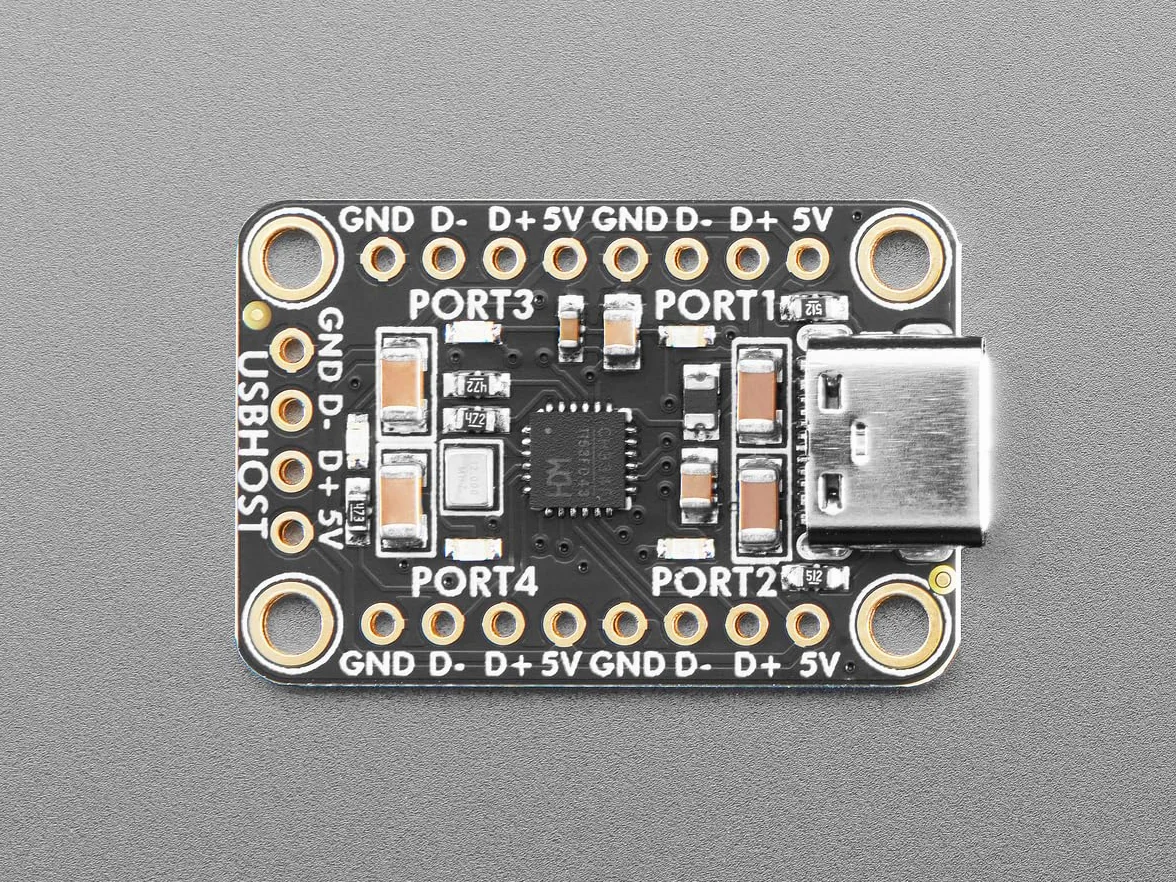 Adafruit CH334F 5997 mini 4-portowy koncentrator USB