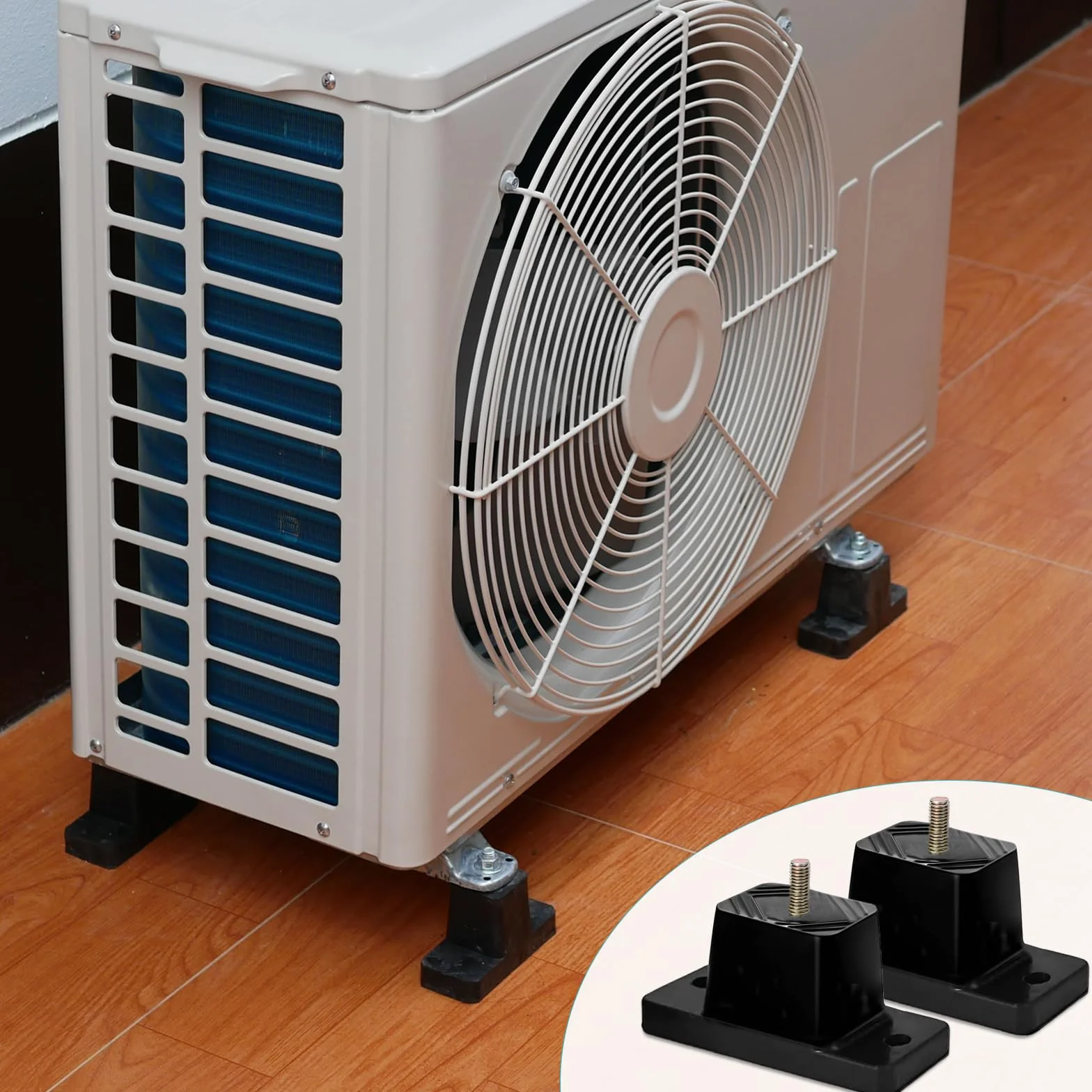 Amortyzator drgań do klimatyzacji 6 cm 4 sztuki konsola podłogowa