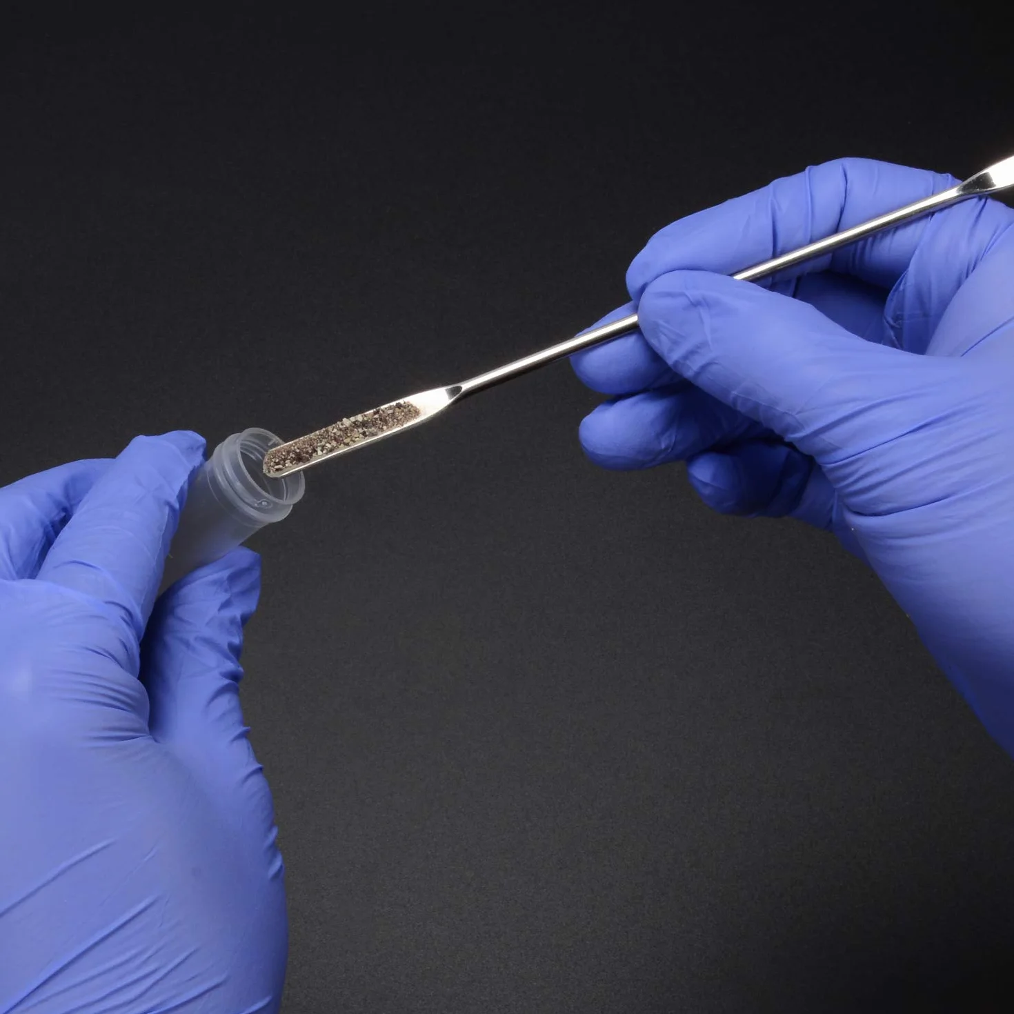 stonylab Zestaw 9 szt. laboratoryjnych mikrołyżek i szpatułek, podwójna szpatułka laboratoryjna ze stali nierdzewnej, łyżki do pobierania próbek, zestaw do odważania z pęsetą
