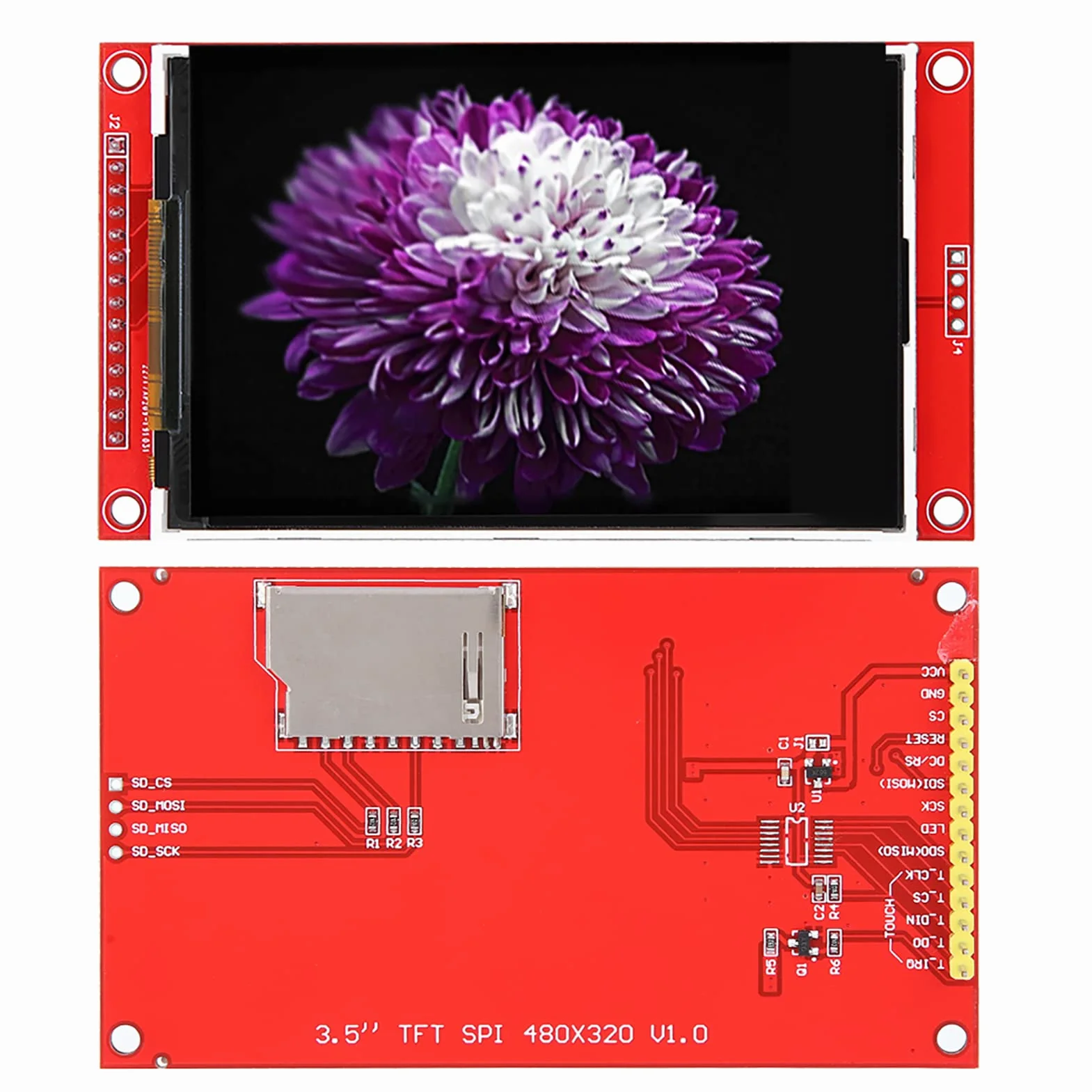 Moduł TFT-LCD 3,5 cala HD 480x320 ILI9488 SPI HDMI dla DIY
