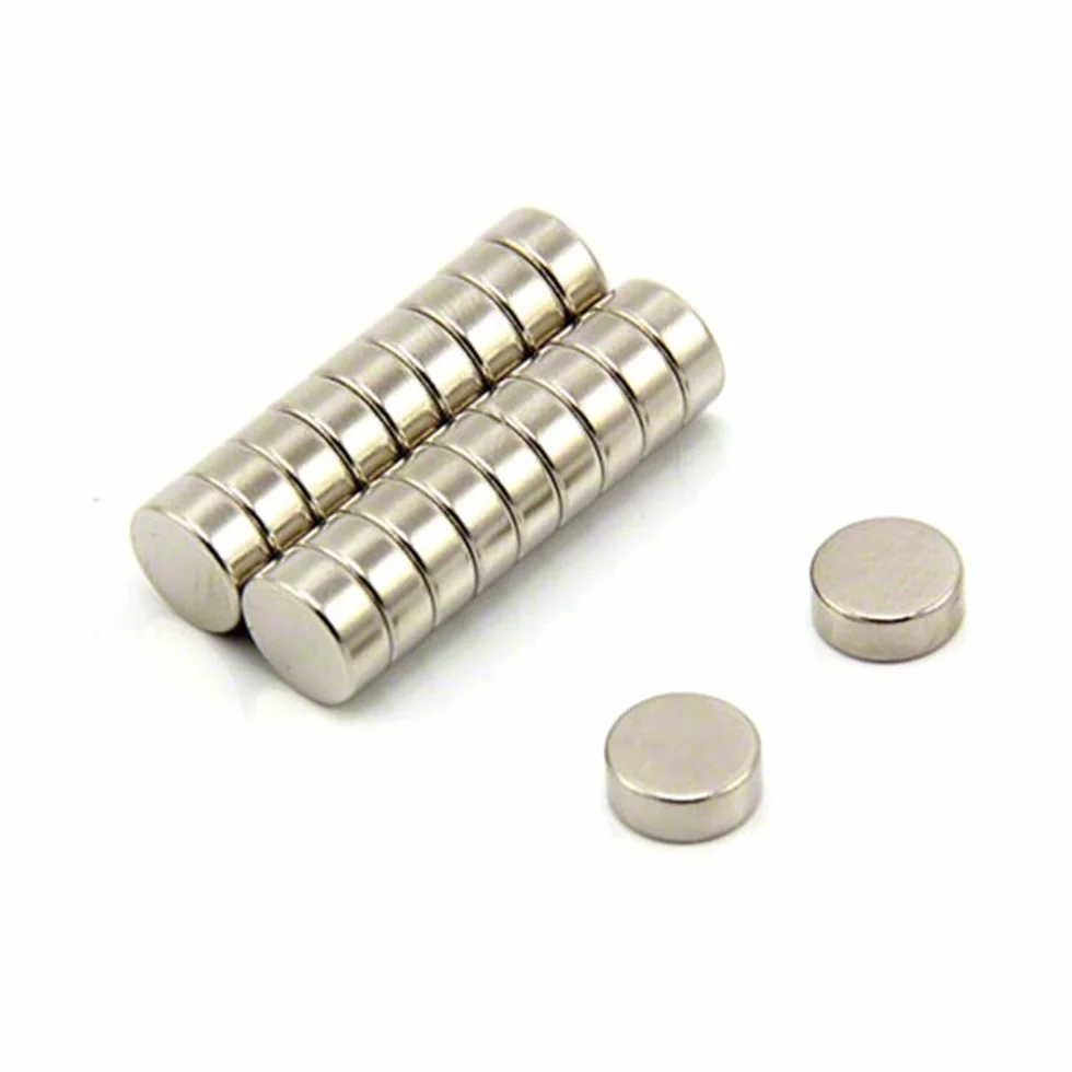 Magnes neodymowy N42 10 mm x 4 mm 2,3 kg 20 sztuk