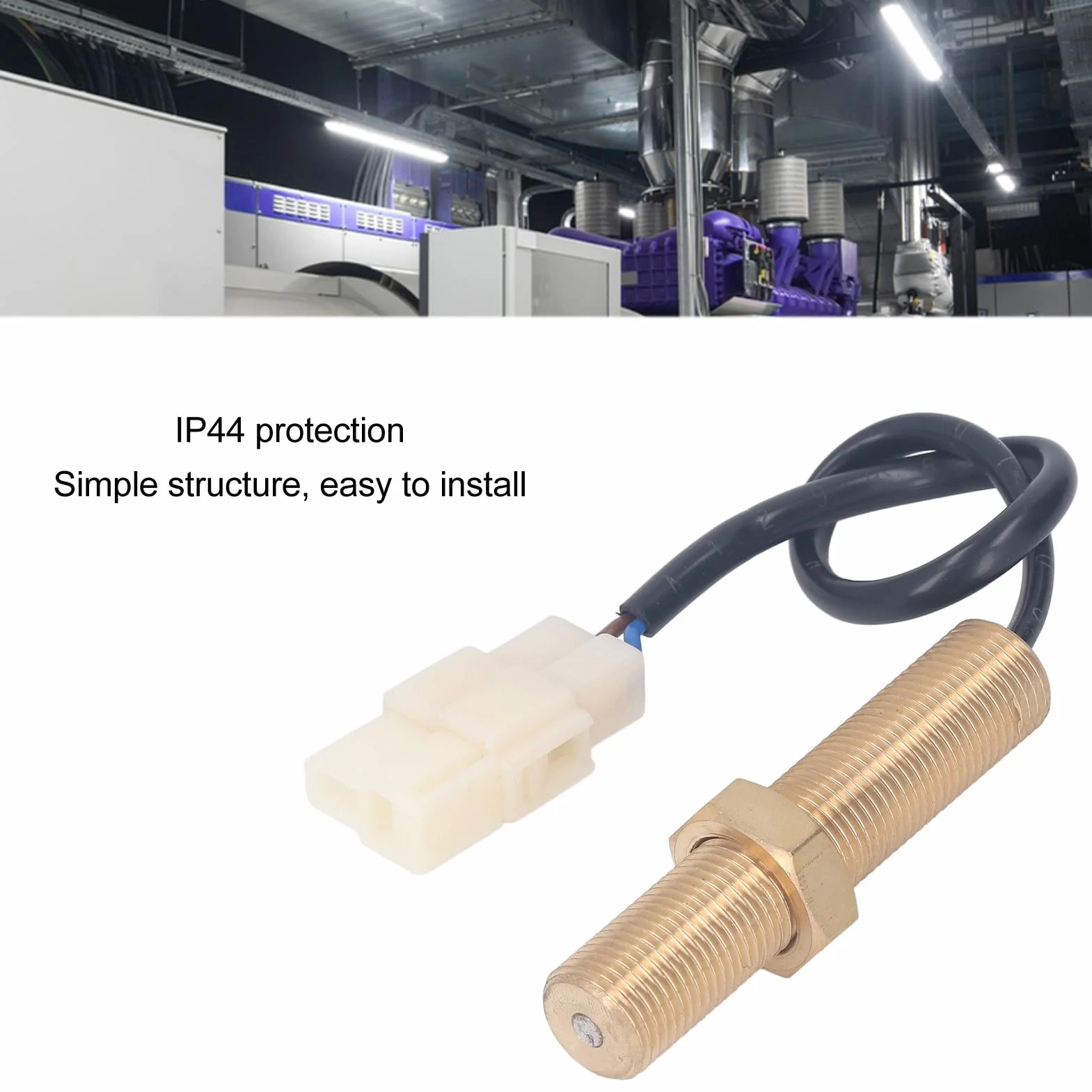Magnetyczny Czujnik Prędkości Obrotowej M16 Gwint IP44 Generator Ochrony RPM Czujnik Prędkości O Wysokiej Czułości 50V Części Generatora