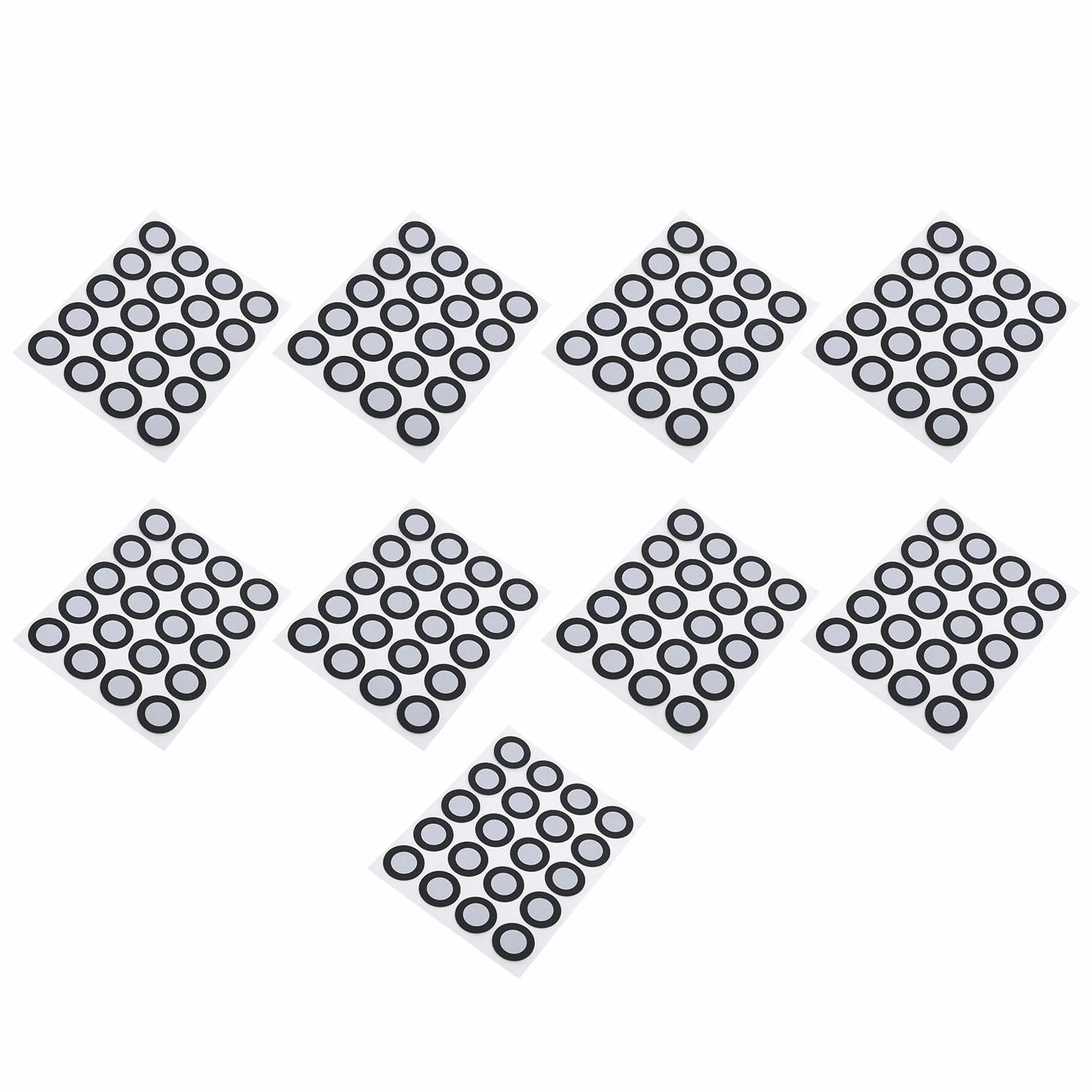 200 Markerów Skanowania 3D - 12 Mm ID, 19 Mm OD Odblaskowe Kropki śledzenia do Precyzyjnego Pozycjonowania w Skanowaniu 3D, Przechwytywaniu Ruchu i Aplikacjach Inżynierskich