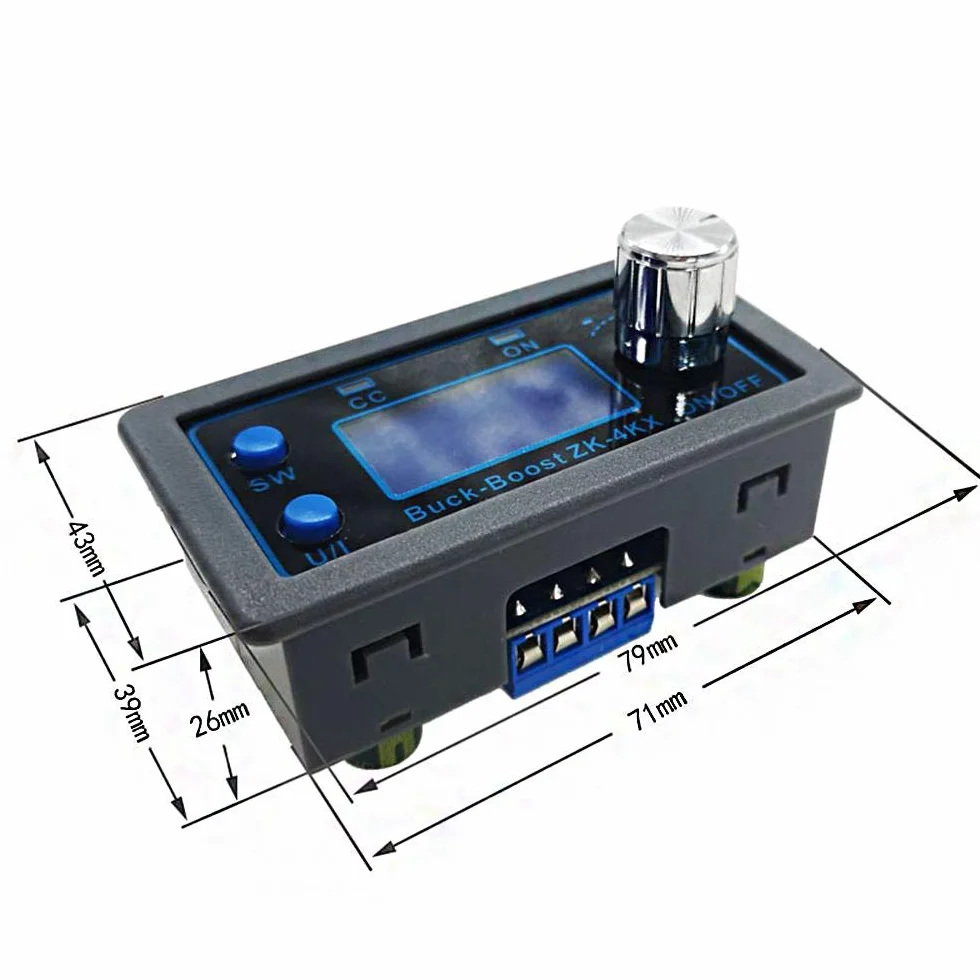 DollaTek ZK-4KX CNC DC Buck Boost Converter CC CV 0,5-30 V 4 A moduł zasilania regulowany