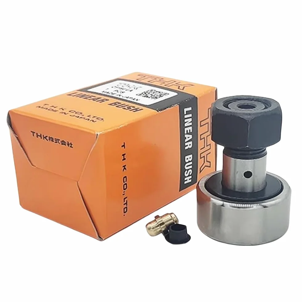 THK CF18 CF18UU-A CF18UUR-A CF18VUU-A CF18VUUR-A M18x1,5, długość całkowita 58 mm, Łożyska igiełkowe Cam Follower przykręcane (1, THK CF18VUUR-A)