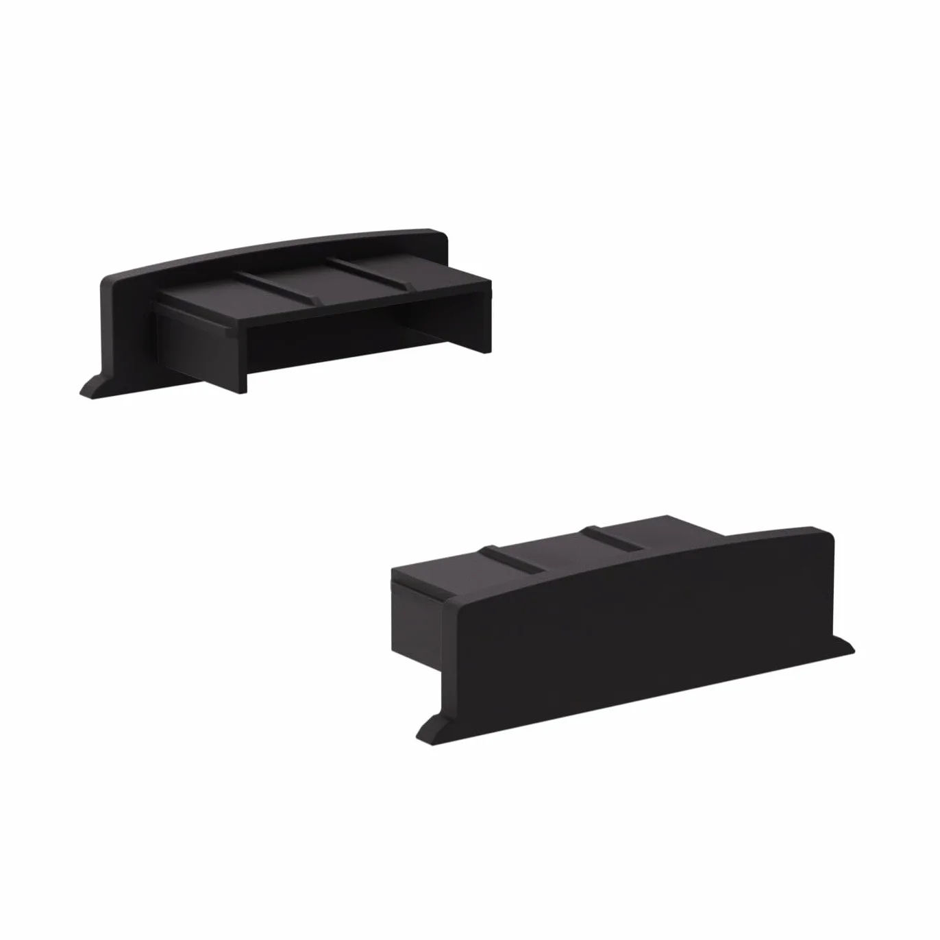 Profil aluminiowy do taśm LED 200 cm czarny z mleczną osłoną Leine