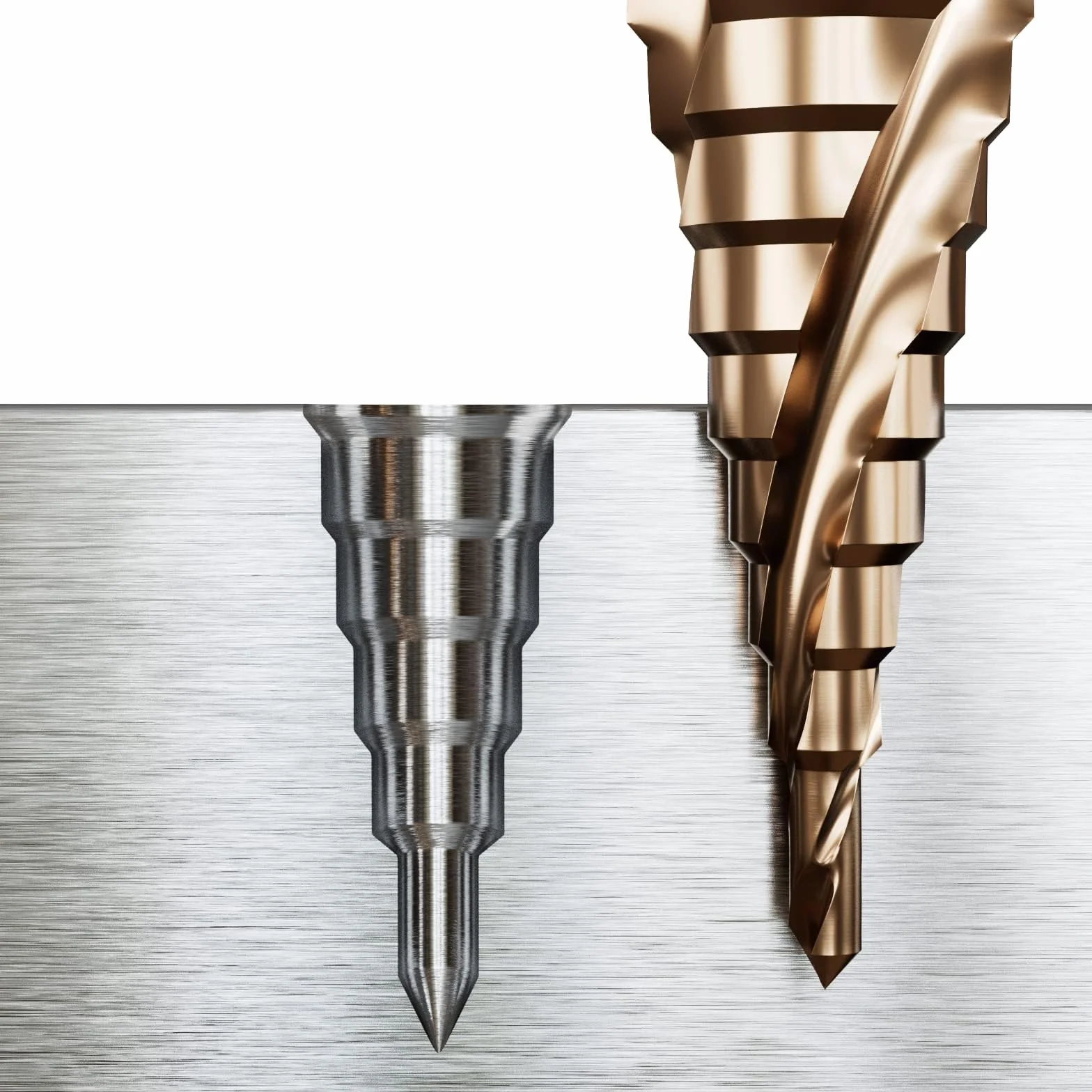 wiertło stopniowe HSS M35 Kobalt 5-21mm 9 stopni do metalu
