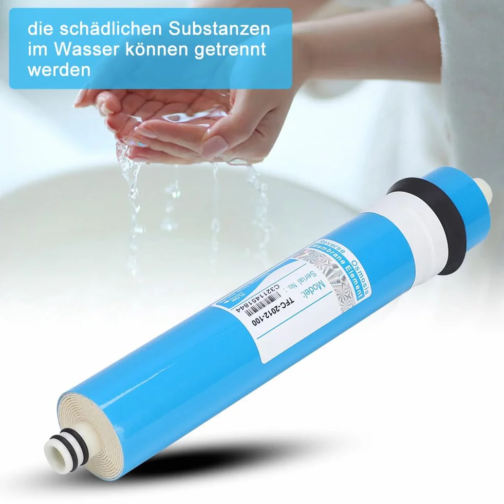 Filtr do Wody Acuto 50 75 100 GPD Domowy Filtr Membranowy Odwróconej Osmozy RO Niebieski