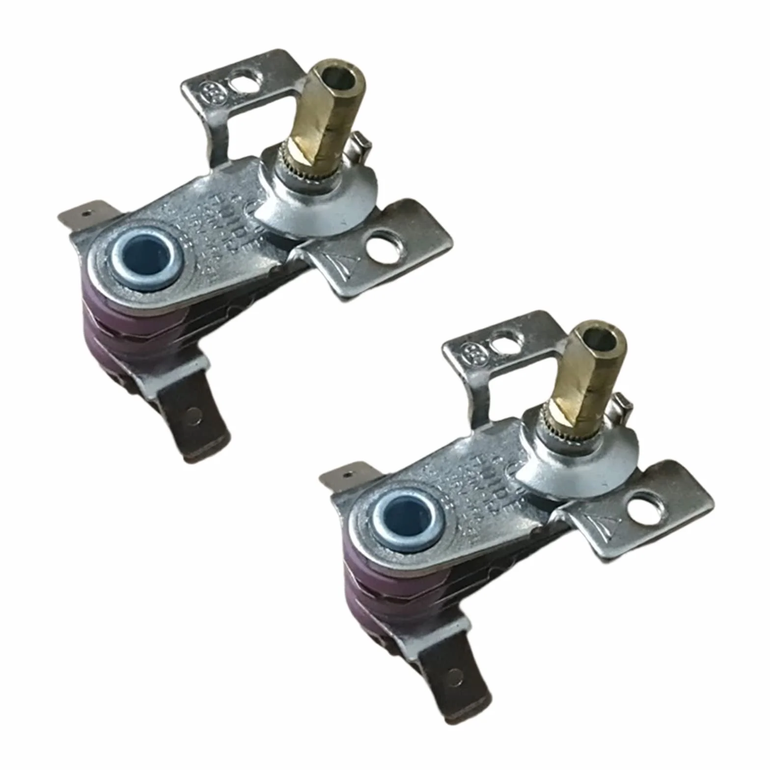 KST-168 termostat do pieca elektrycznego, 250 V, 16 A, regulator M4, otwór na śrubę, regulowany termostat, regulator temperatury, akcesoria (2 szt.)