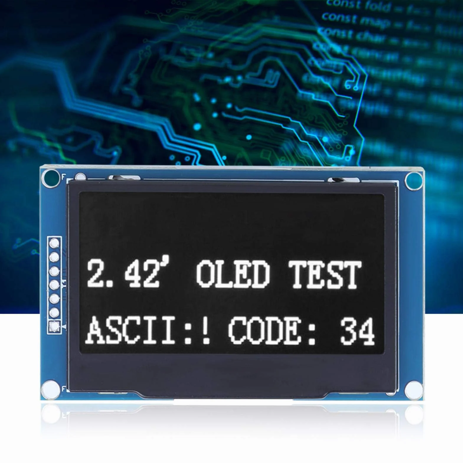 FTVOGUE 2.42 Moduł wyświetlacza OLED SSD1309 napęd ciekłokrystaliczny ekran