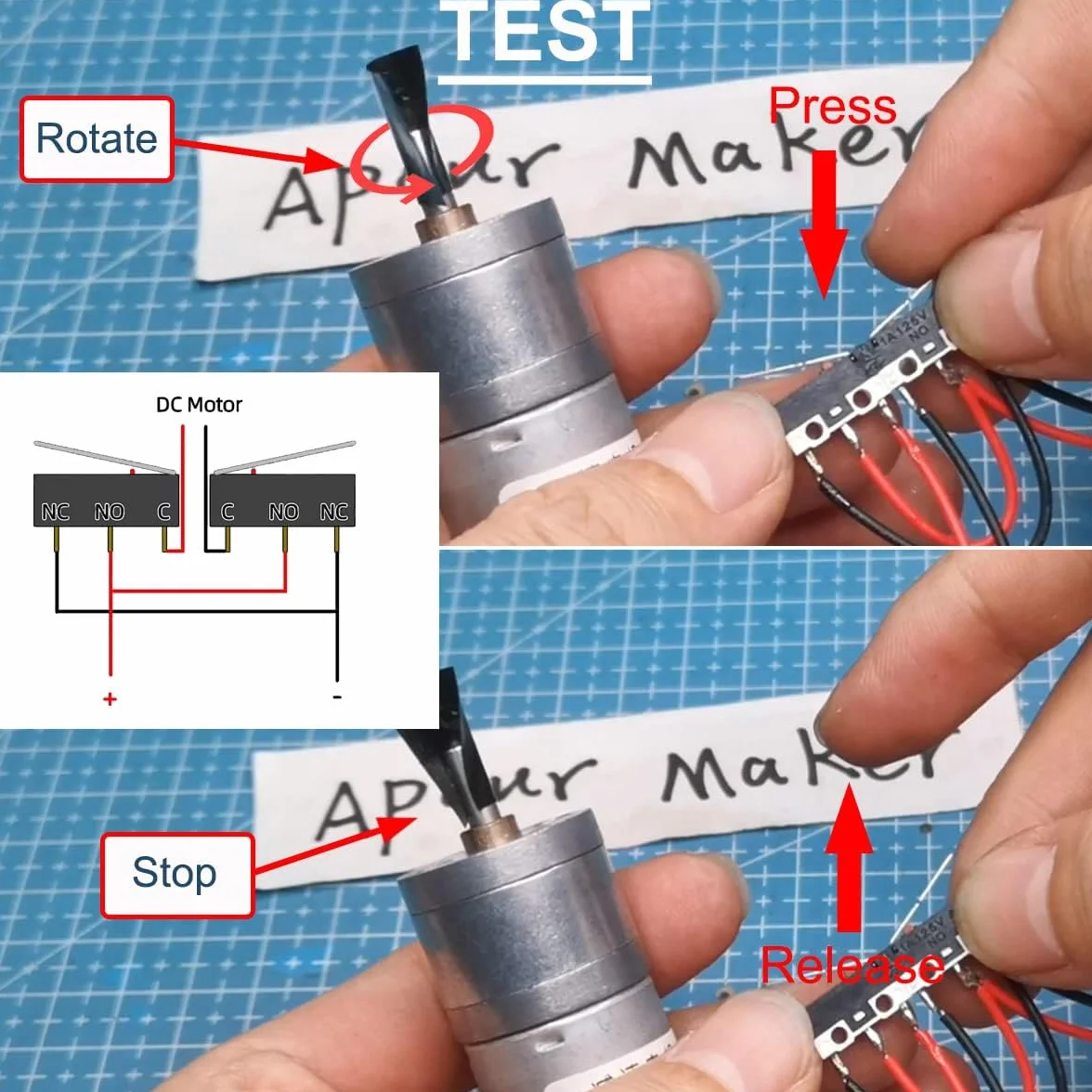 100 sztuk mini mikroprzełączników, AC 1 A 125 V 3-pinowa dźwignia zawiasowa SPDT, mechaniczny wyłącznik krańcowy, chwilowy wyłącznik krańcowy micro do Arduino
