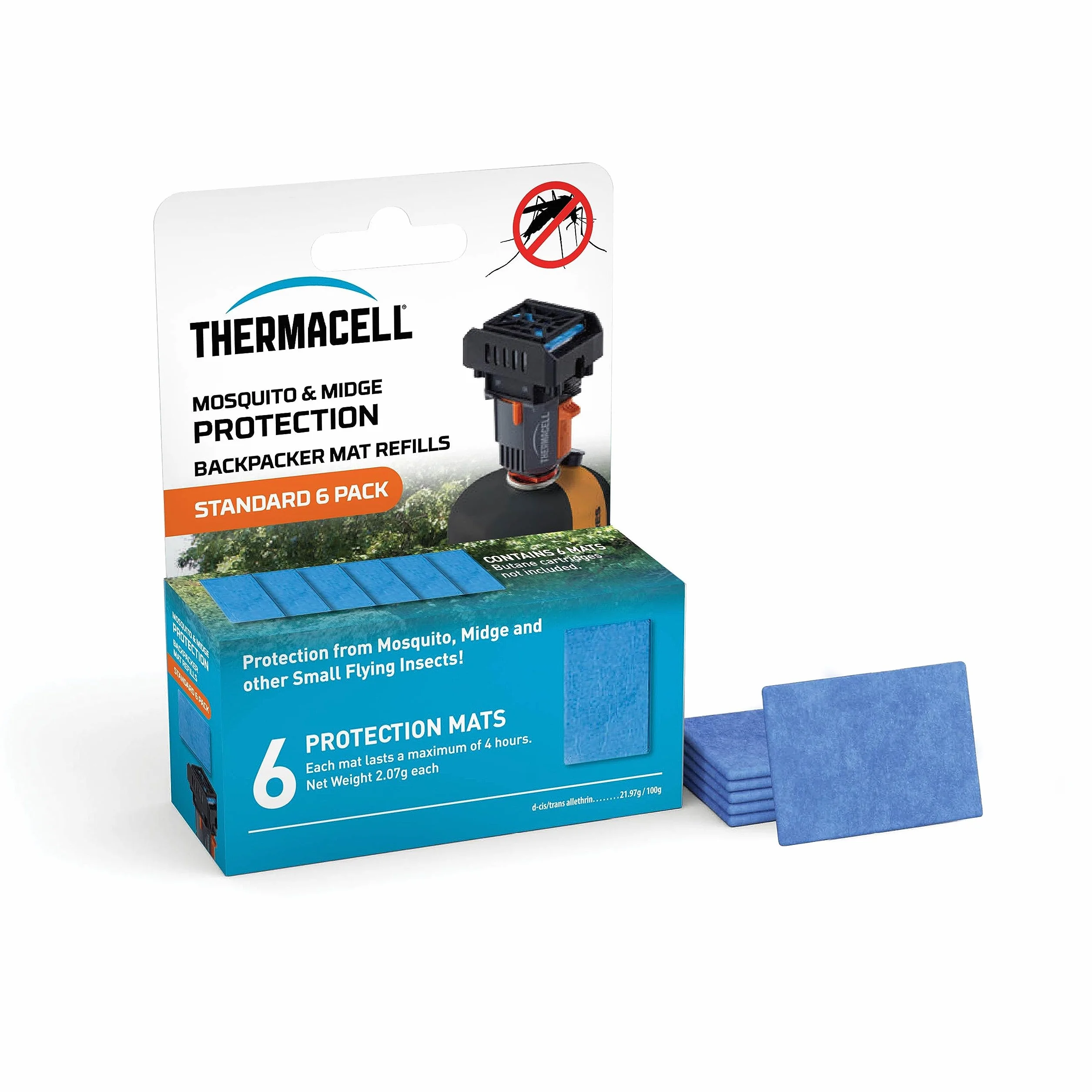 Thermacell Backpacker mata do uzupełniania komarów niebieska