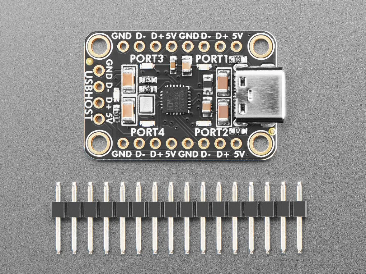 Adafruit CH334F 5997 mini 4-portowy koncentrator USB
