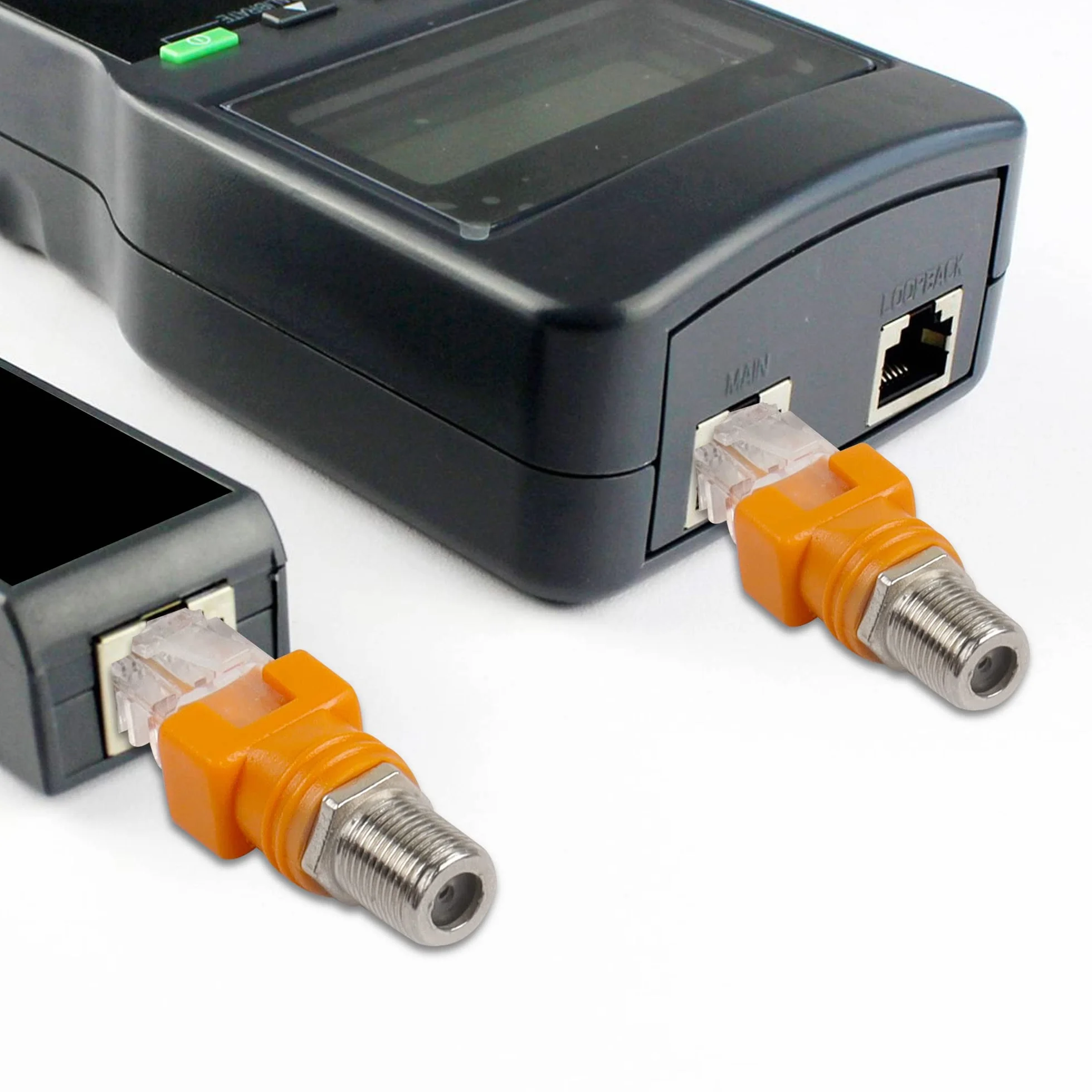 Konwerter RF na Ethernet, adapter koncentryczny żeński do męskie, złącze do testera linii (4 szt.)