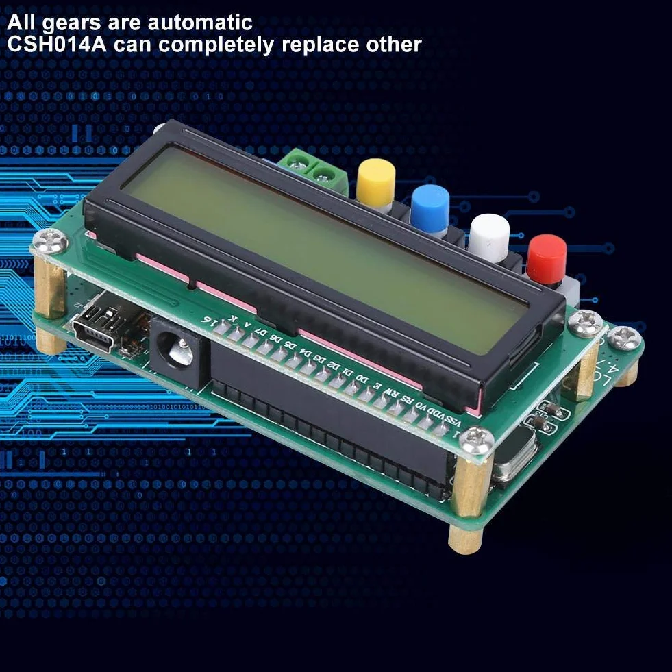 LC-100-A Miernik pojemności Cyfrowy o wysokiej dokładności Komponenty elektroniczne Miernik pojemności indukcyjności Mini interfejs USB