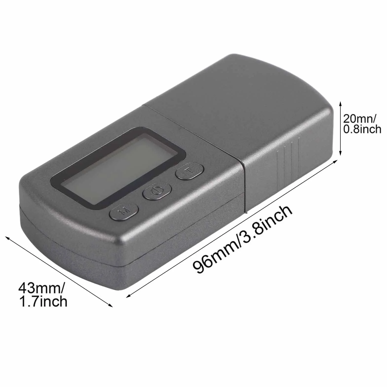 ASHATA Cyfrowa gramofonowa kaseta rysik śledzenie siły tester z niebieskim podświetleniem LCD 0,01 g / 5 g waga kalibracyjna dla tonowego ramienia kasety telefonicznej