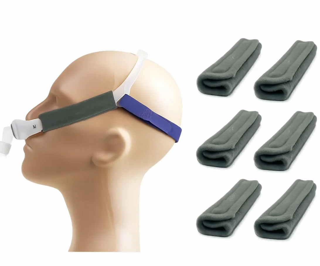 6 CPAP-Maske Gurtabdeckungen, CPAP-Gurt Komfortpolster, CPAP-Gesichtspolster, Schlafapnoe-Maskenkissen