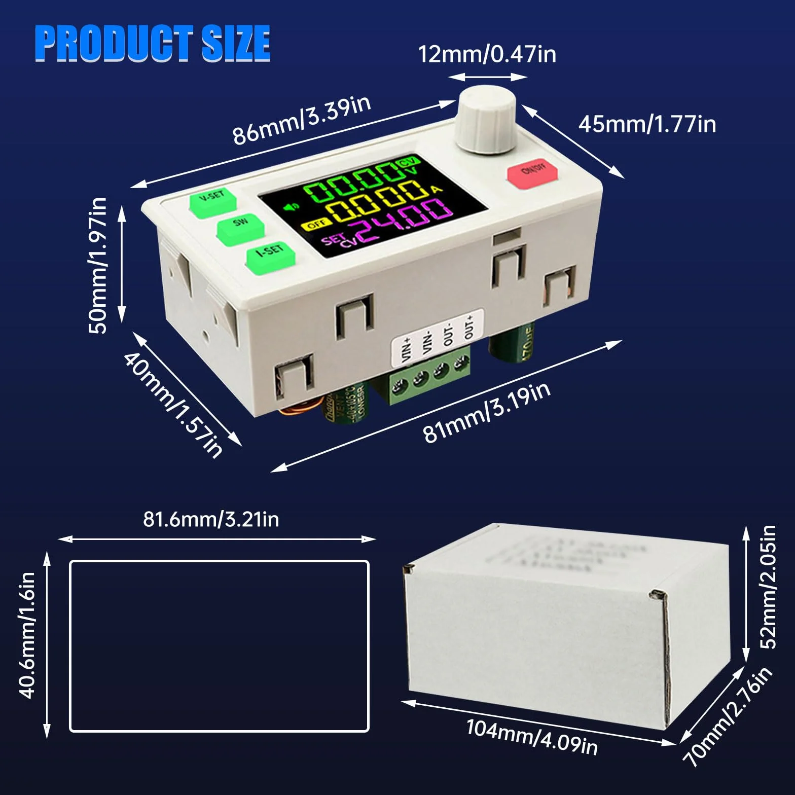 SK120X DC6-36V 120 W 6A Regulowany konwerter Buck-Boost DC Regulowany moduł ładowania słonecznego ze wskaźnikiem klucza