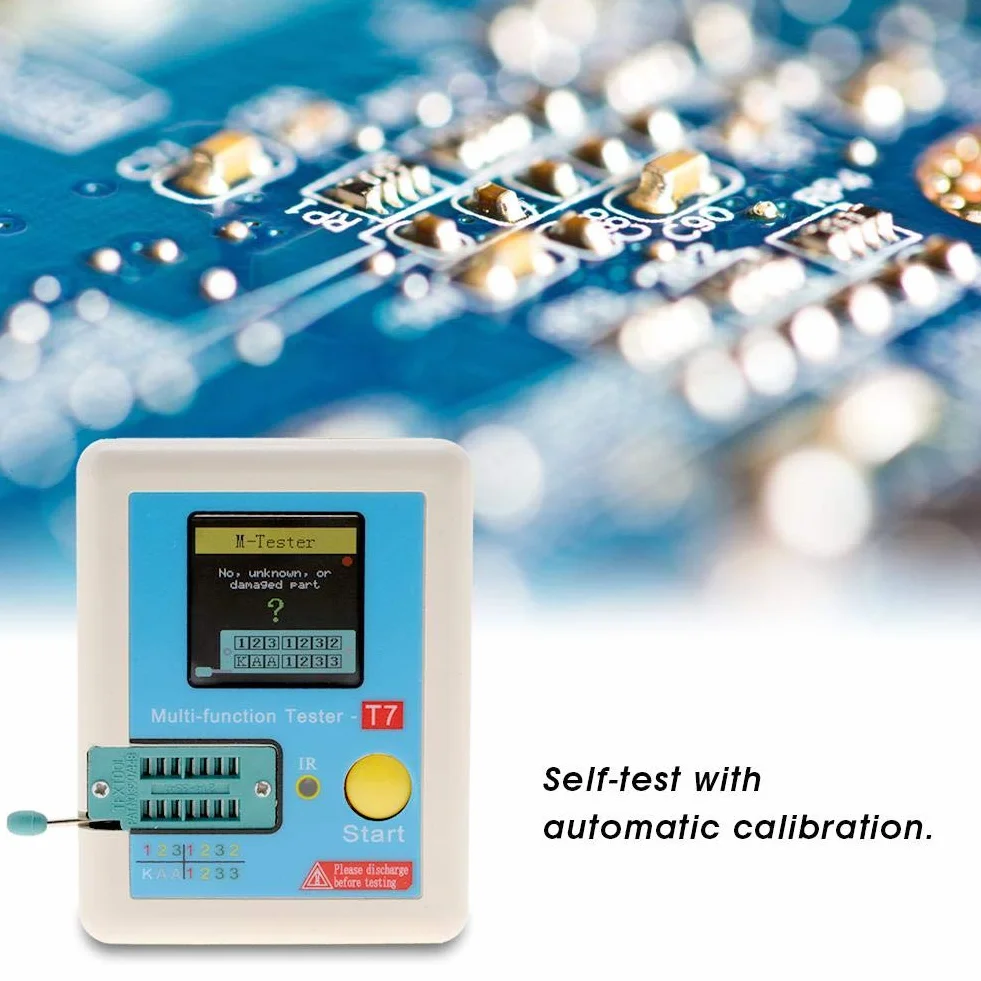 LCR-T7 TFT Transistor-Tester Multifunktions Farbige Grafikanzeige