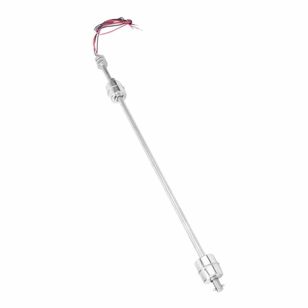 Focket Czujnik poziomu cieczy DC 0-110 V stal nierdzewna podwójny pływak 400 mm