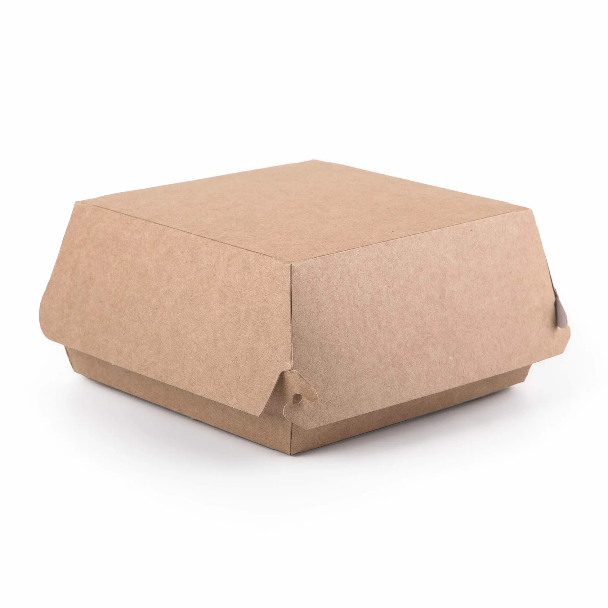 50 sztuk KraftBurger Box rozmiar M pojemniki na żywność Fast Food Takeaway jednorazowe pudełko hamburger zabezpieczone przed wyciekiem, przyjazne dla środowiska, nadają się do recyklingu (50, M)