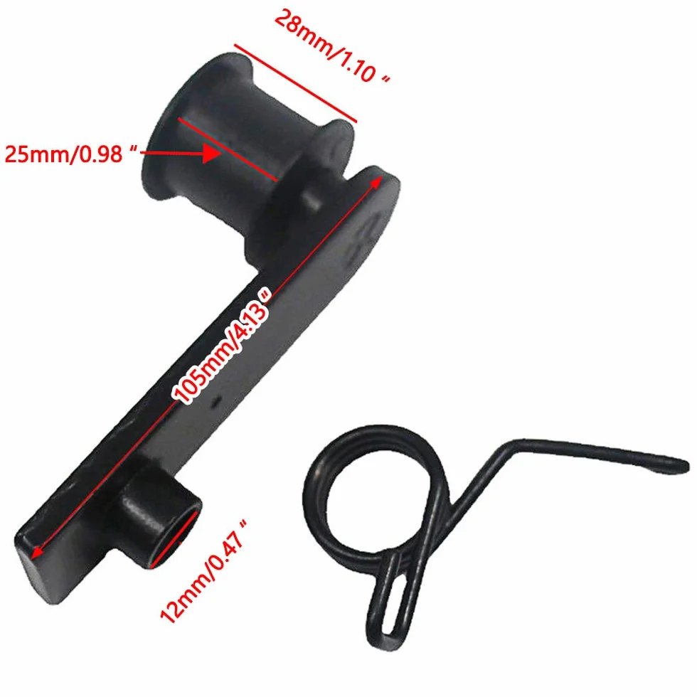 Riloer Napinacz łańcucha, stal A3, żelazo, napinacz łańcucha z tworzywa sztucznego, pasuje do Polaris ATV lub Side by Side RZR 170, Sportsman 90 110, Outlaw 90 110, Predator 90.