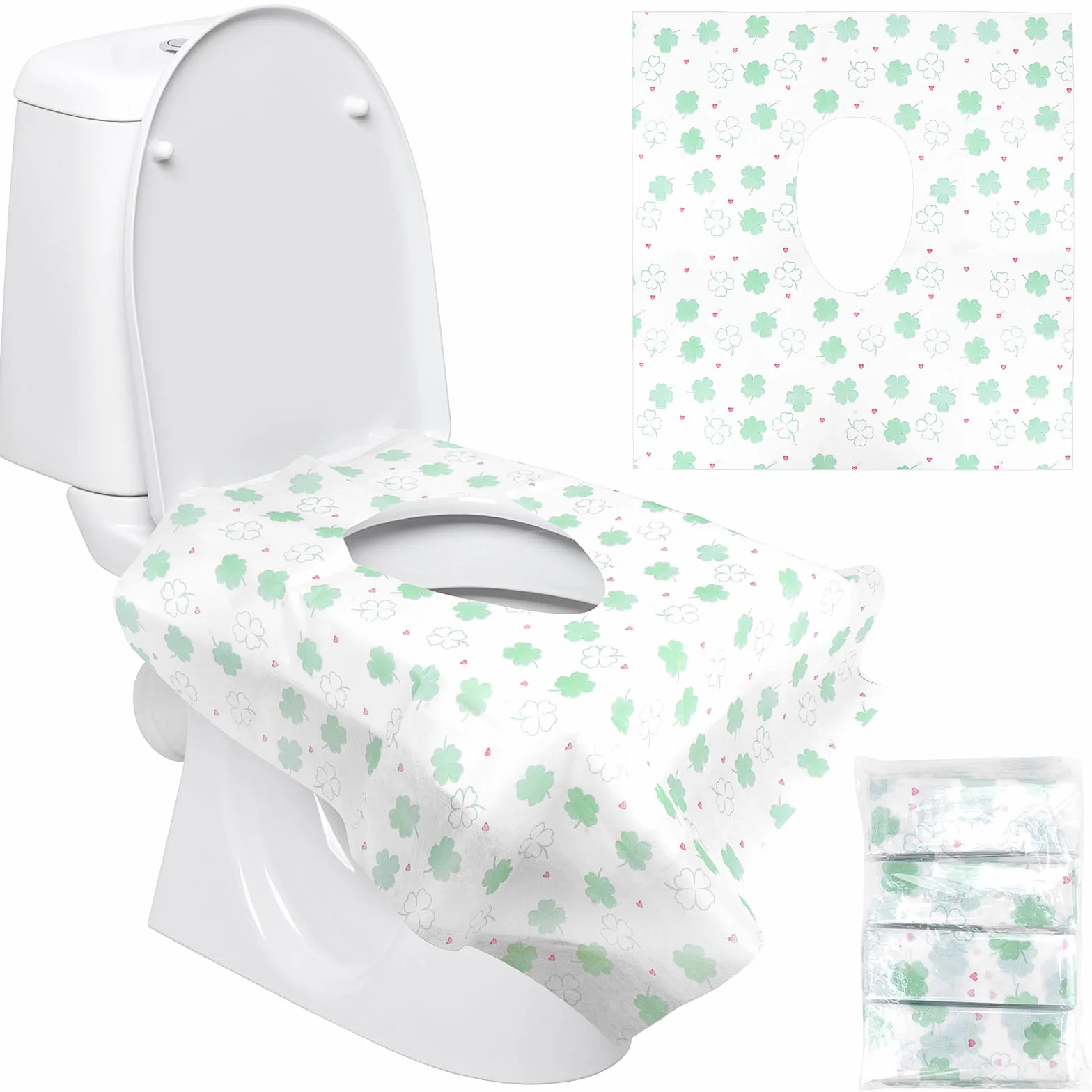 Pokrowce sedesowe jednorazowe XL 20 sztuk