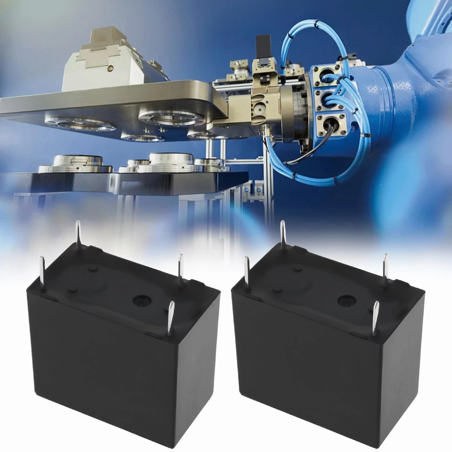 OTOTEC 2szt. SJ-S-112DM Przekaźnik 4-pinowy 1NO 5A 250VAC Do sprzętu domowego i urządzeń elektronicznych