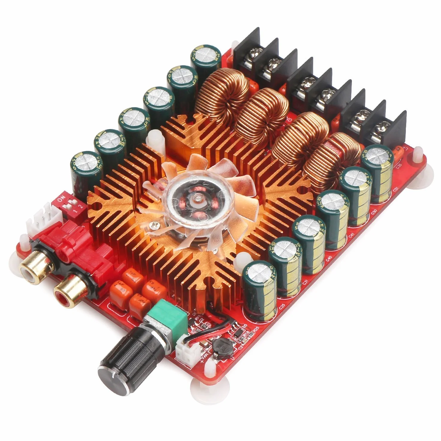 DollaTek TDA7498E 2 x 160 W dwukanałowa płyta wzmacniacza audio DC 24 V