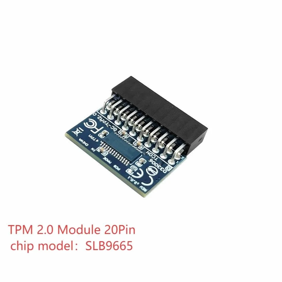 ZAHARA Moduł TPM 2.0 Moduł TPM LPC 20pinowy do Gigabyte płyty głównej B450Gaming X/GAGamingB8/GAB250MGaming5/GAB250MGaming 3/GAB150MGaming/GAN3150MD3P Kompatybilny z GCTPM2.0