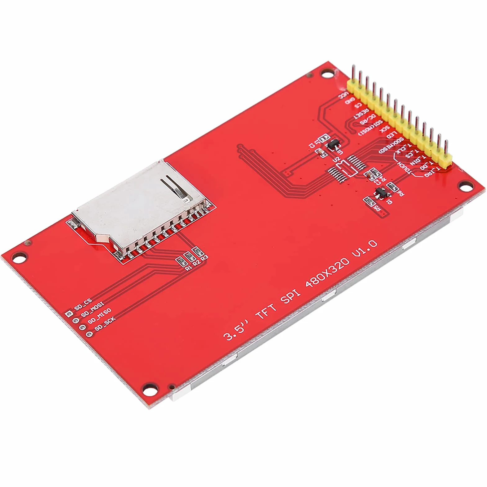 Moduł Ekranu LCD, moduł Ekranu LCD, Obszar AA 1,9 X 2,9 Cala TFT 3,5 Cala SPI Serial 480 X 320 Pikseli ILI9488 Układ Sterownika 4-przewodowy SPI, Wyświetlacze LCD