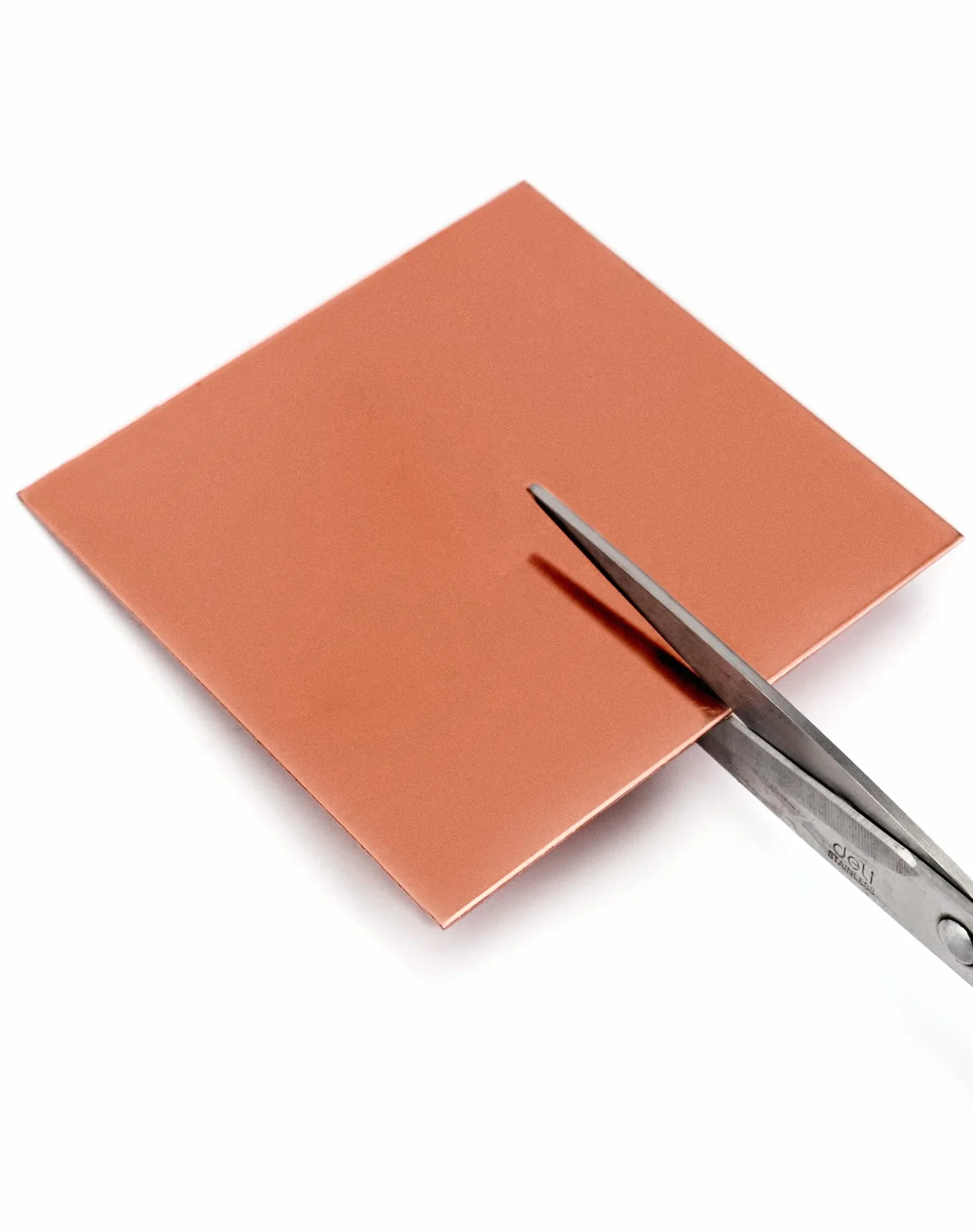 QWORK® 2 szt. Miedzianych płyt, 99% czystej blachy miedzianej 1mm x 100mm x 100mm do rzemiosła metalowego, tworzenia biżuterii, drukowania płytek drukowanych i innych (100mm x 100mm x 1mm)