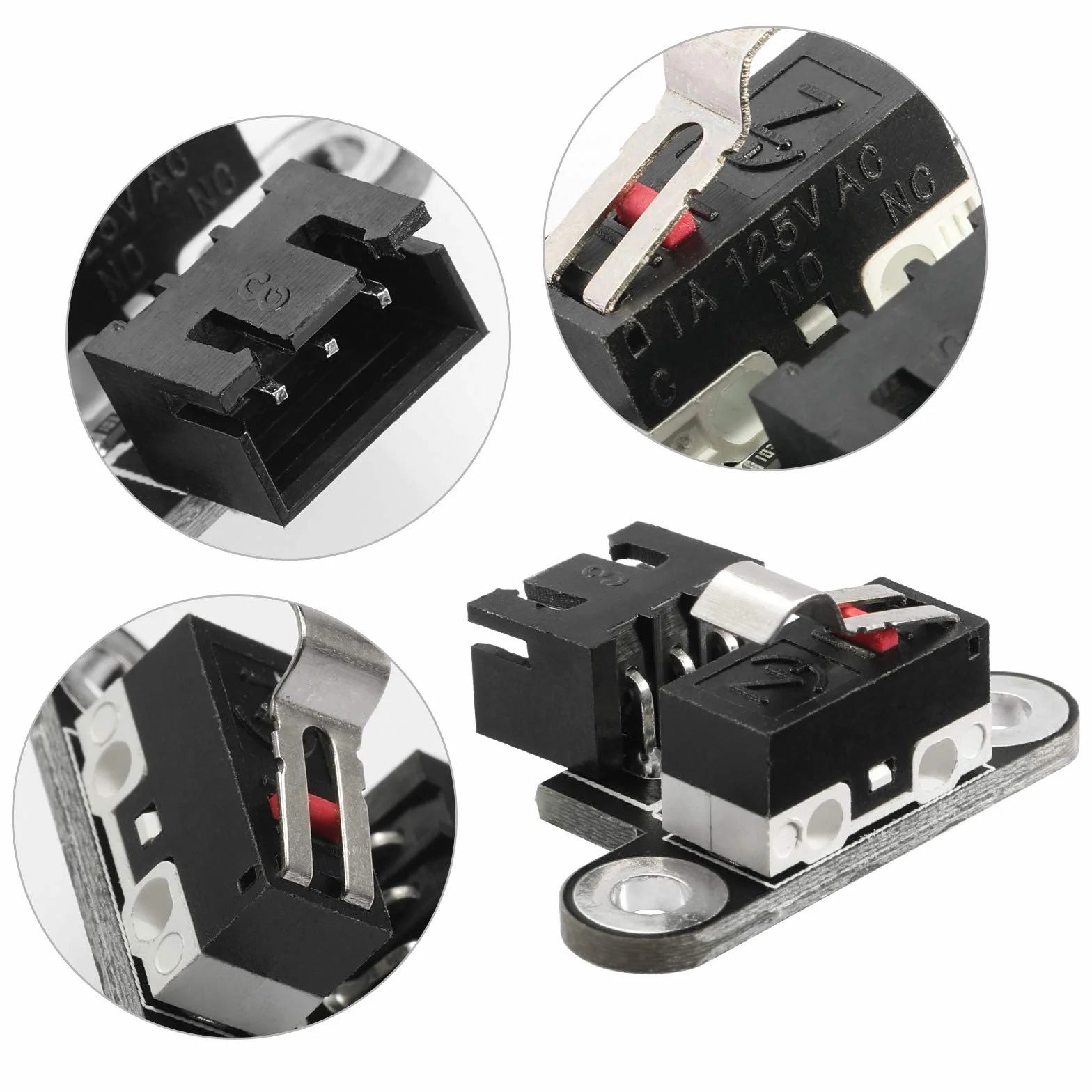 Genmitsu Mikroprzełączniki Krańcowe 6 szt. 3-pinowy Kabel 1 m do 3018-PROVer/3018-MX3/3018-PROVer Mach3